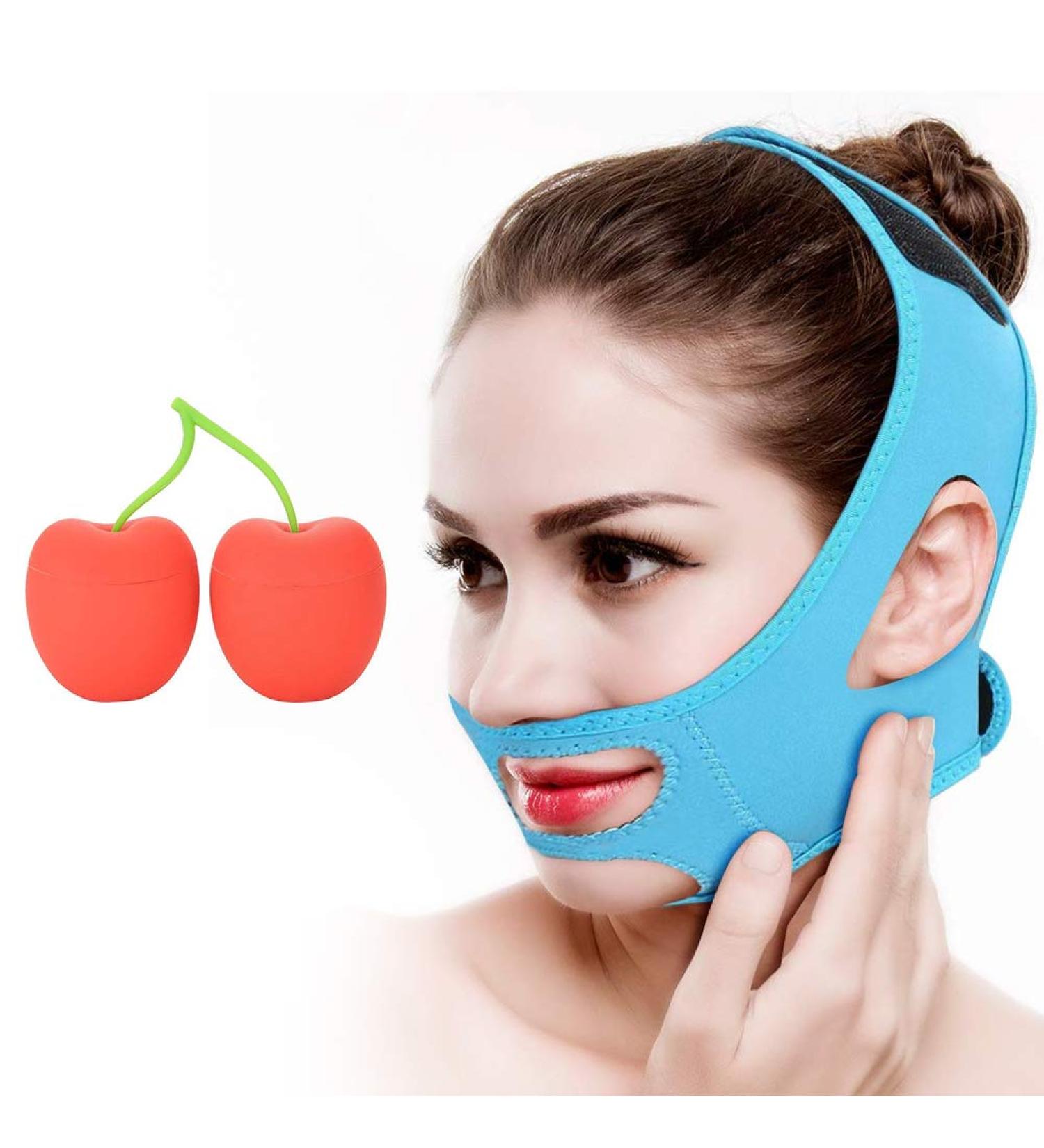 V Facial Masks & Lift Tools | Reduce Double Chin & Plump Lips | Portable Cherry Lip Enhancer - Buy Online on GoSupps.com