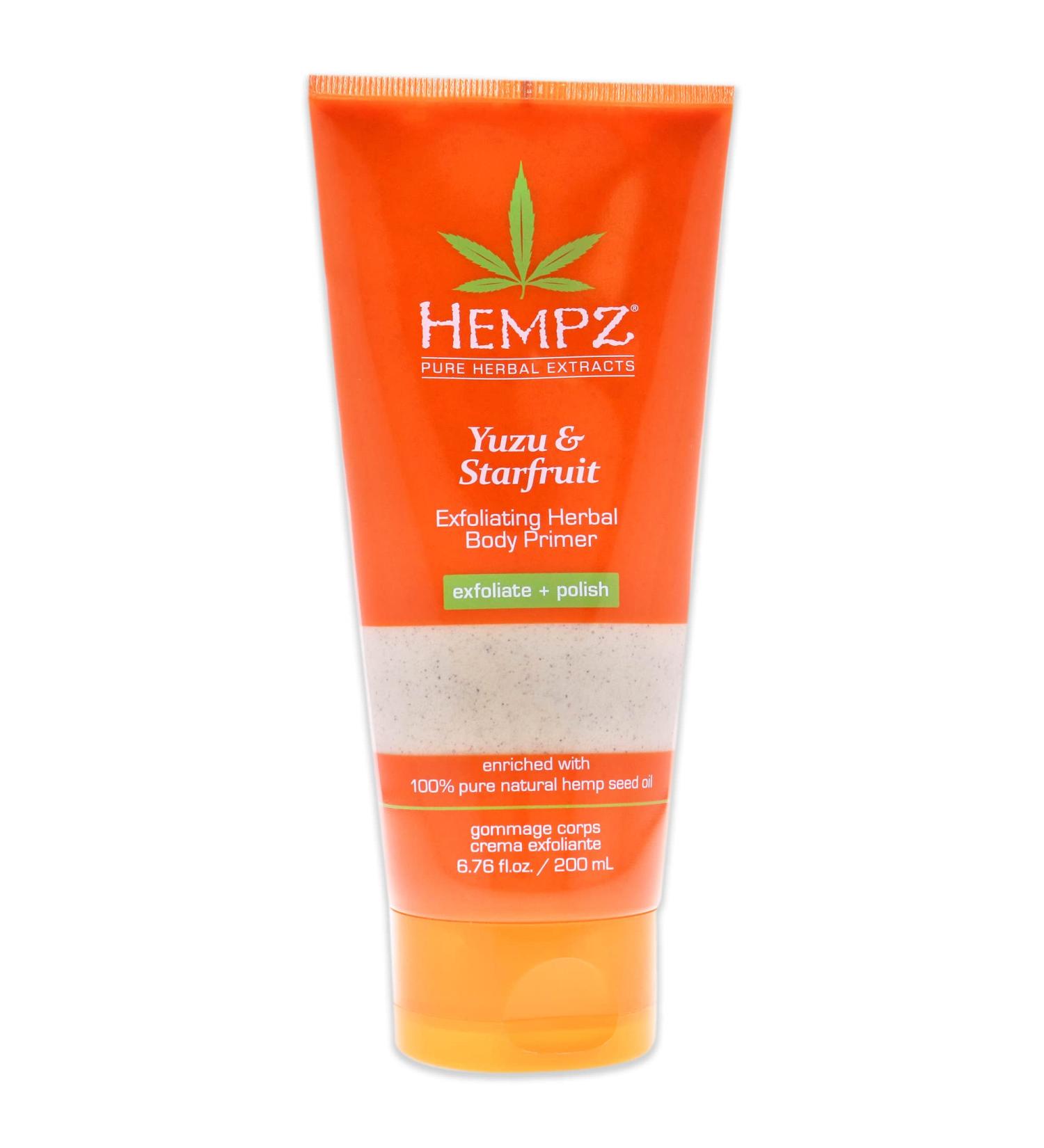 Hempz Yuzu and Starfruit Exfoliating Herbal Body Primer  6.76 Ounce