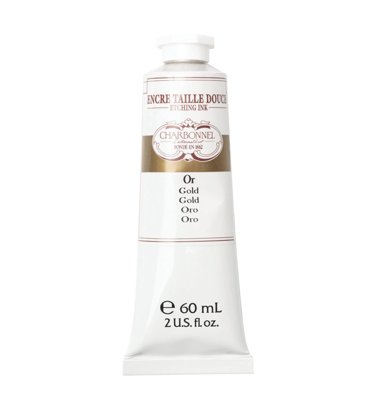 Charbonnel Etching Ink 60mL - Gold Metallic Printmaking Ink - Buy Online on GoSupps.com