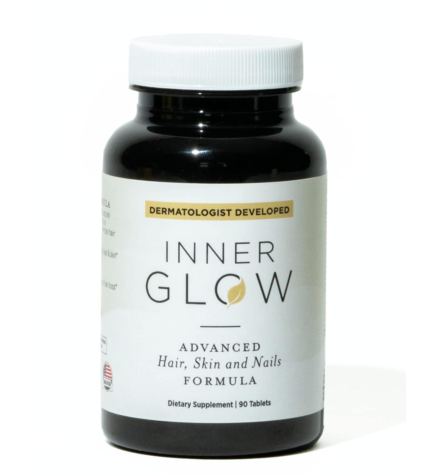 Inner Glow Advanced Hair, Skin & Nails Formula - Enhance Your Natural Beauty - Buy Online on GoSupps.com