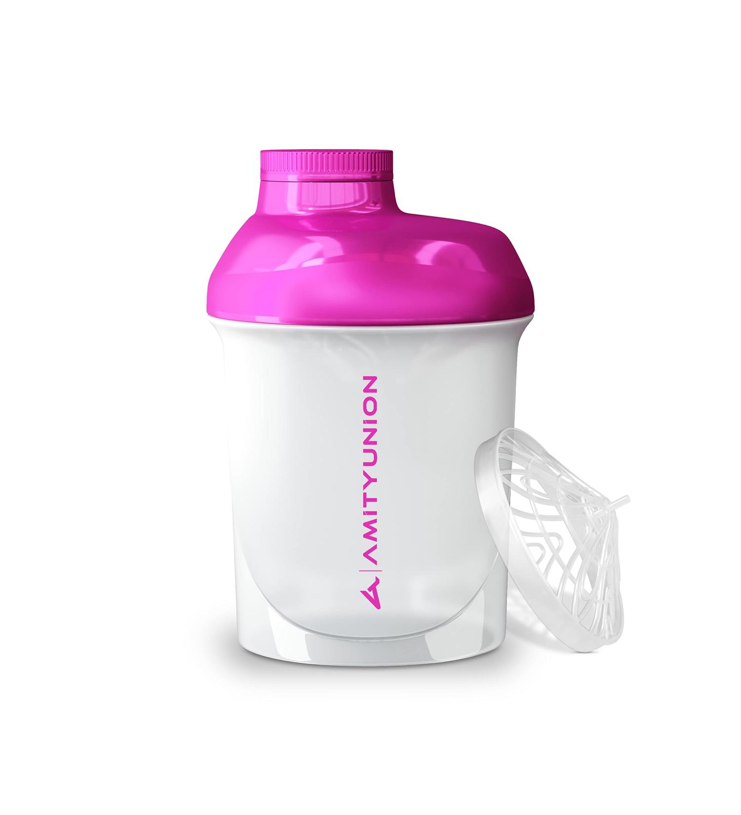 Buy Women s 400ml Deluxe Protein Shaker Leak-Proof BPA-Free White/Pink | Ideal for Creamy Shakes & Fitness Drinks - Buy Online on GoSupps.com