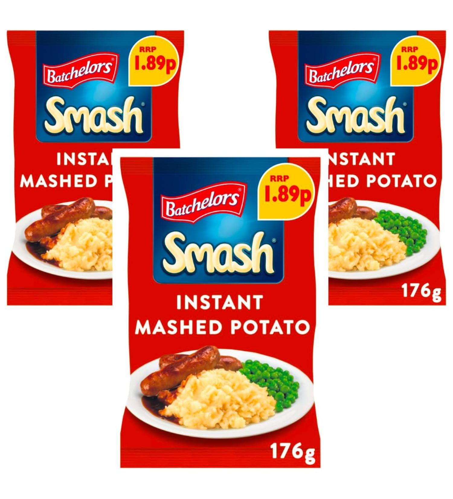Smash Instant Mashed Potato (3x176g)