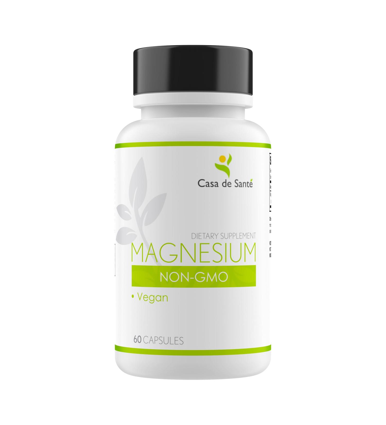Casa de Sante Magnesium: Non-GMO Vegan Supplement - Buy Online on GoSupps.com