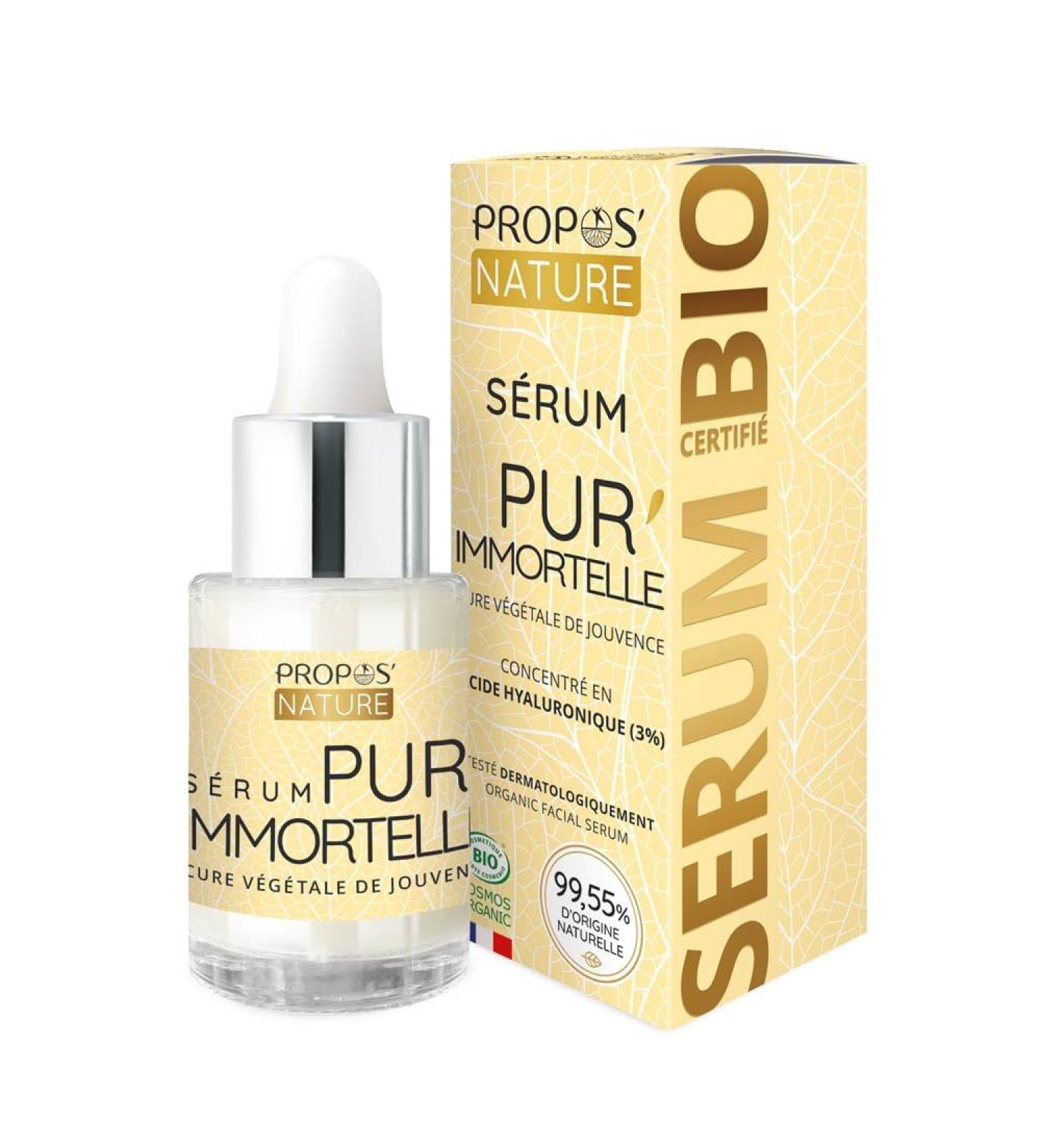 Pur'Immortelle Bio Serum - Propos'Nature - Certified Organic - 30 ml - Buy Online on GoSupps.com