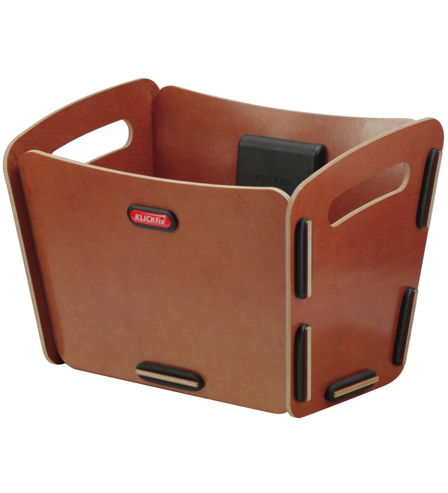 KLICKfix Bike Bag Box 2 for Handlebars - Brown | International Shipping Available - Buy Online on GoSupps.com