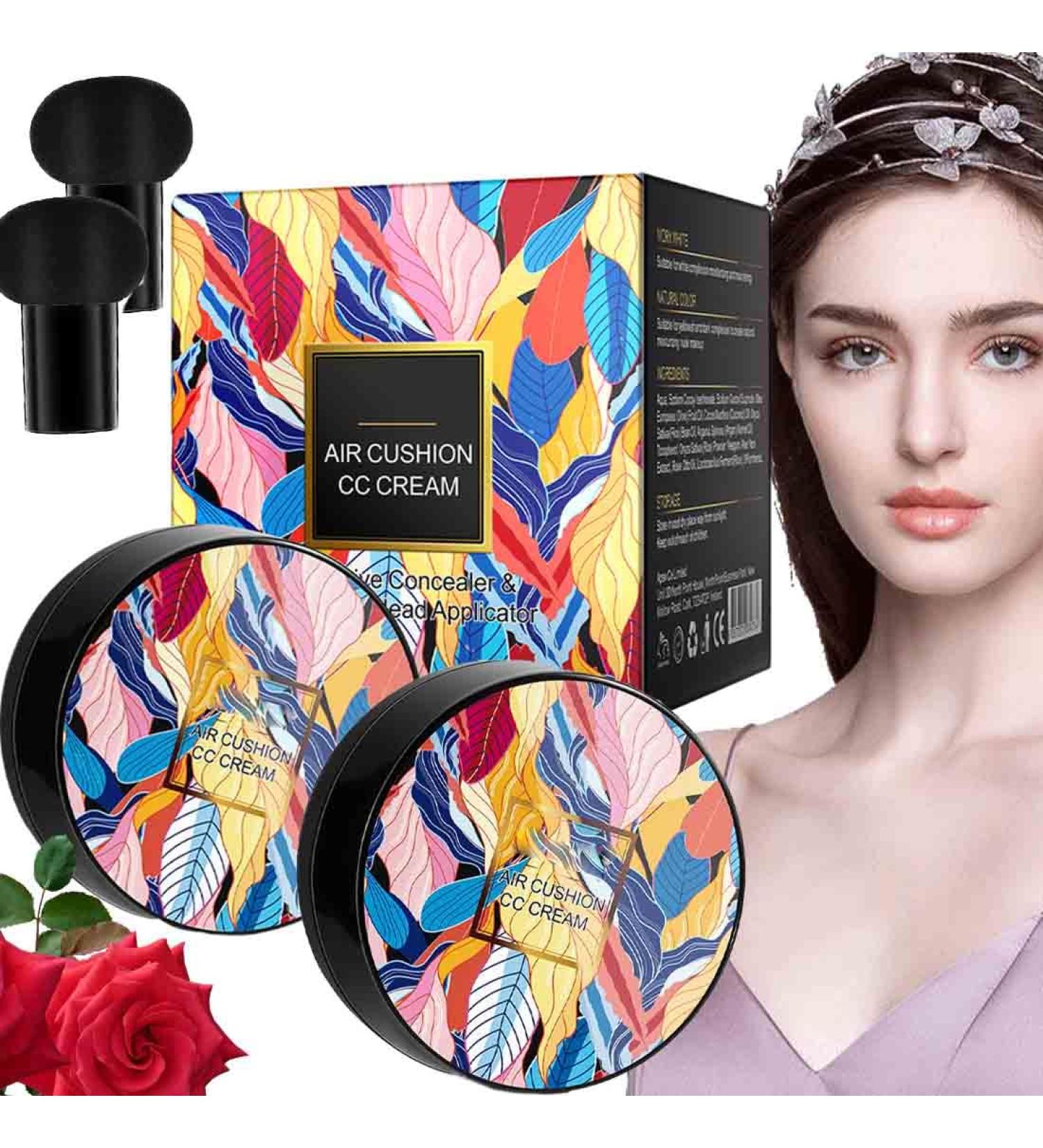 2024 New Mushroom Head CC Cream - Long-Lasting Waterproof Foundation & Moisturizer | Best Concealer for All Skin Types - International Shipping Available - Buy Online on GoSupps.com