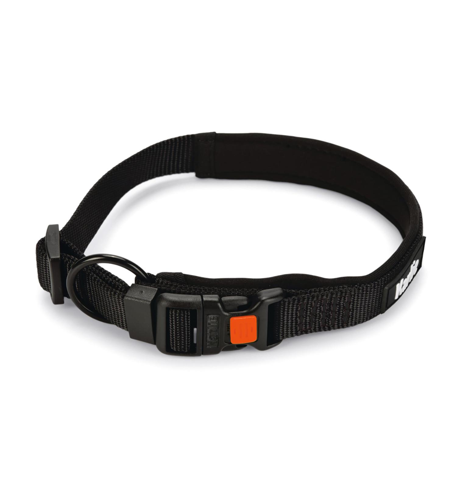 Karlie Art Sportiv Premium dog collars nylon black 45-50x2.5 cm Black L: 45-50 cm W: 25 mm