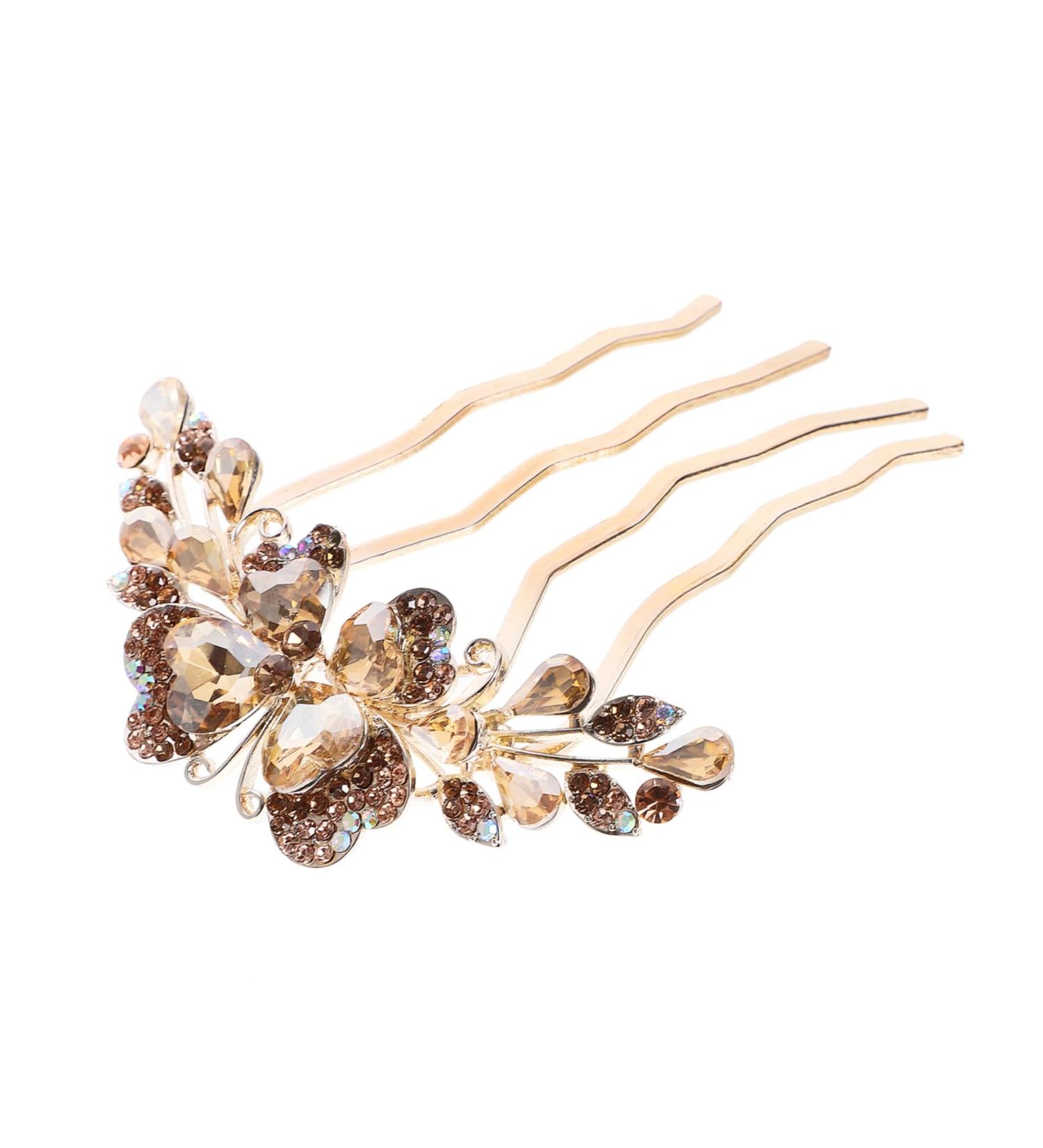 minkissy Hair Comb Hair Side Comb Rhinestone Hair Pin Bride Hair Accessories Rhinestone Hair Clips Girls Hair Accessories Hair Accessories for Women Mother Hair Piece Korean Version Metal - Buy Online on GoSupps.com