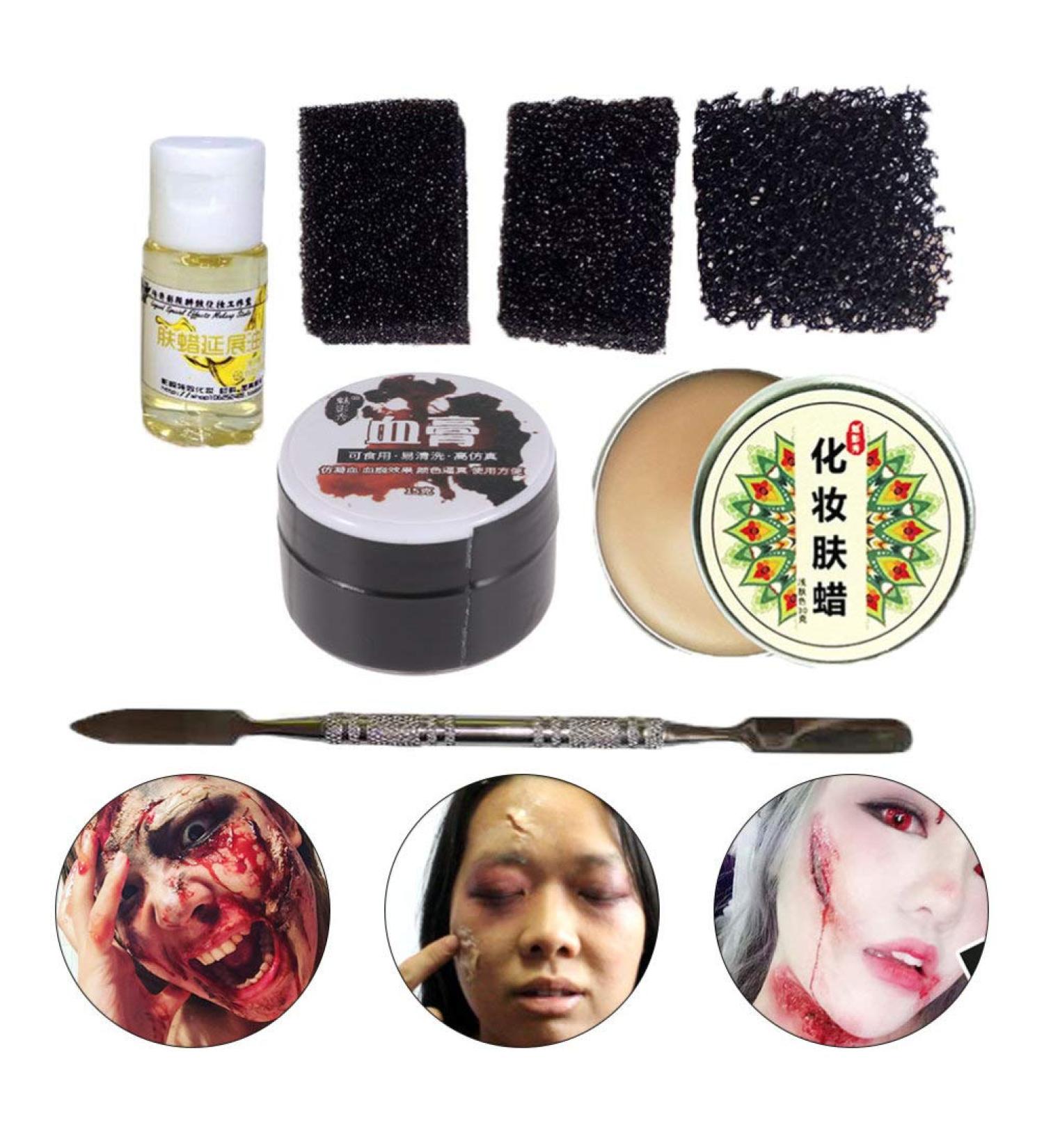Beaupretty Halloween Makeup Kit - Fake Blood Scar Wax Special Effects Tools for Ultimate Costume Looks - Buy Online on GoSupps.com