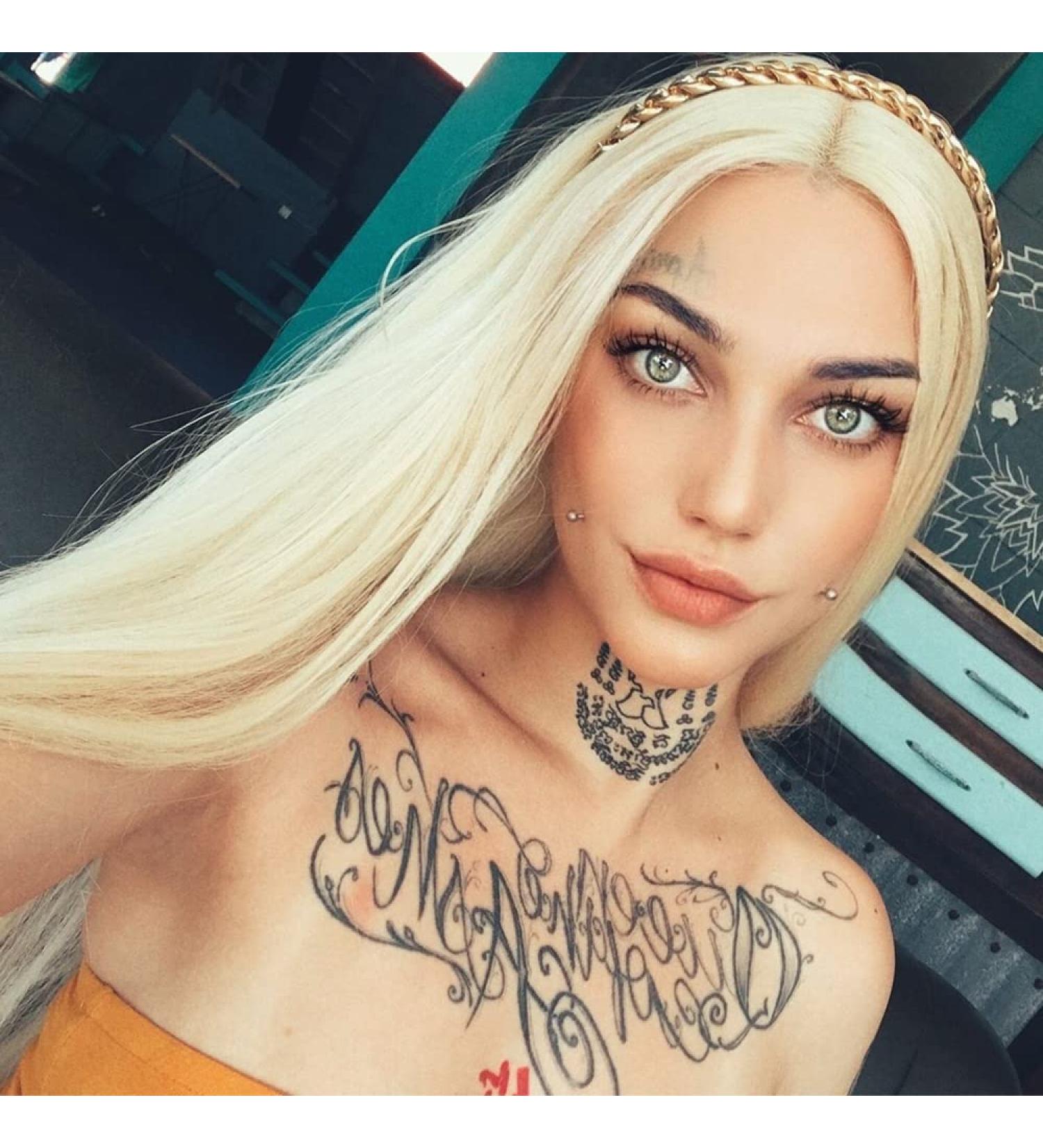 Joedir 91cm Lace Front Wig for Women - Super Long Light Yaki Synthetic Wig (613 Blonde) - Heat-Resistant Deep Middle Part Hair - Buy Online on GoSupps.com