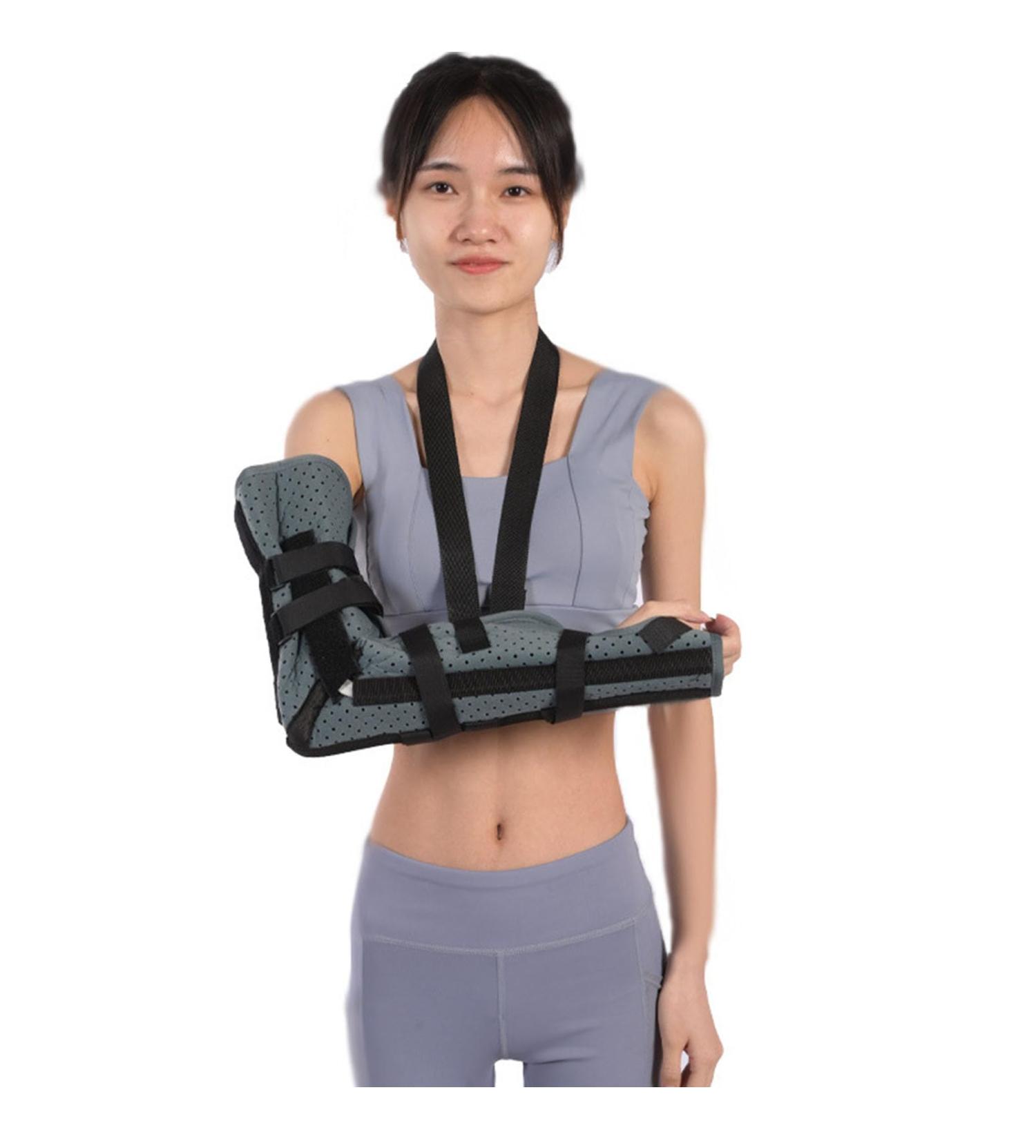 SFKLYU Shoulder Immobilizer Sling - Arm Brace for Fractures Post Surgery Recovery Tendonitis & Bursitis | Small Size - Buy Online on GoSupps.com