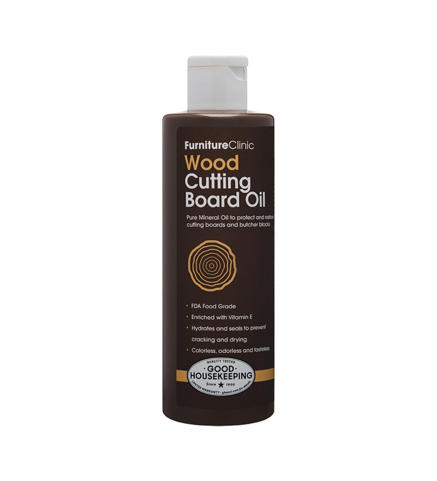 Furniture Clinic Cutting Board Oil 8.5oz - Food Grade Mineral Oil for Wood Boards, Blocks, Countertops - Protect & Restore - Buy Online on GoSupps.com