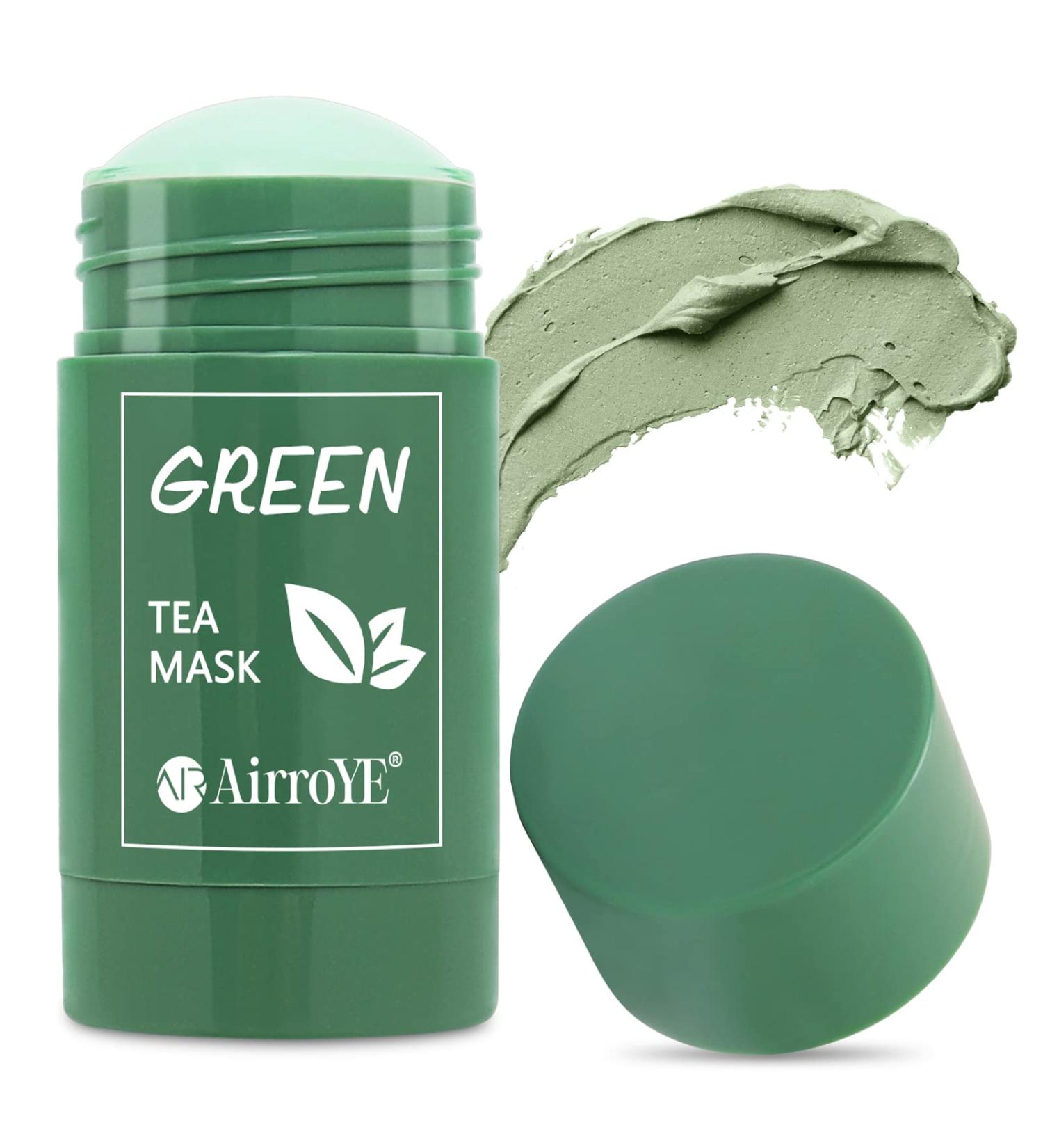 Green Tea Stick Mask - Natural Deep Cleansing & Hydrating Formula for All Skin Types - Buy Online on GoSupps.com