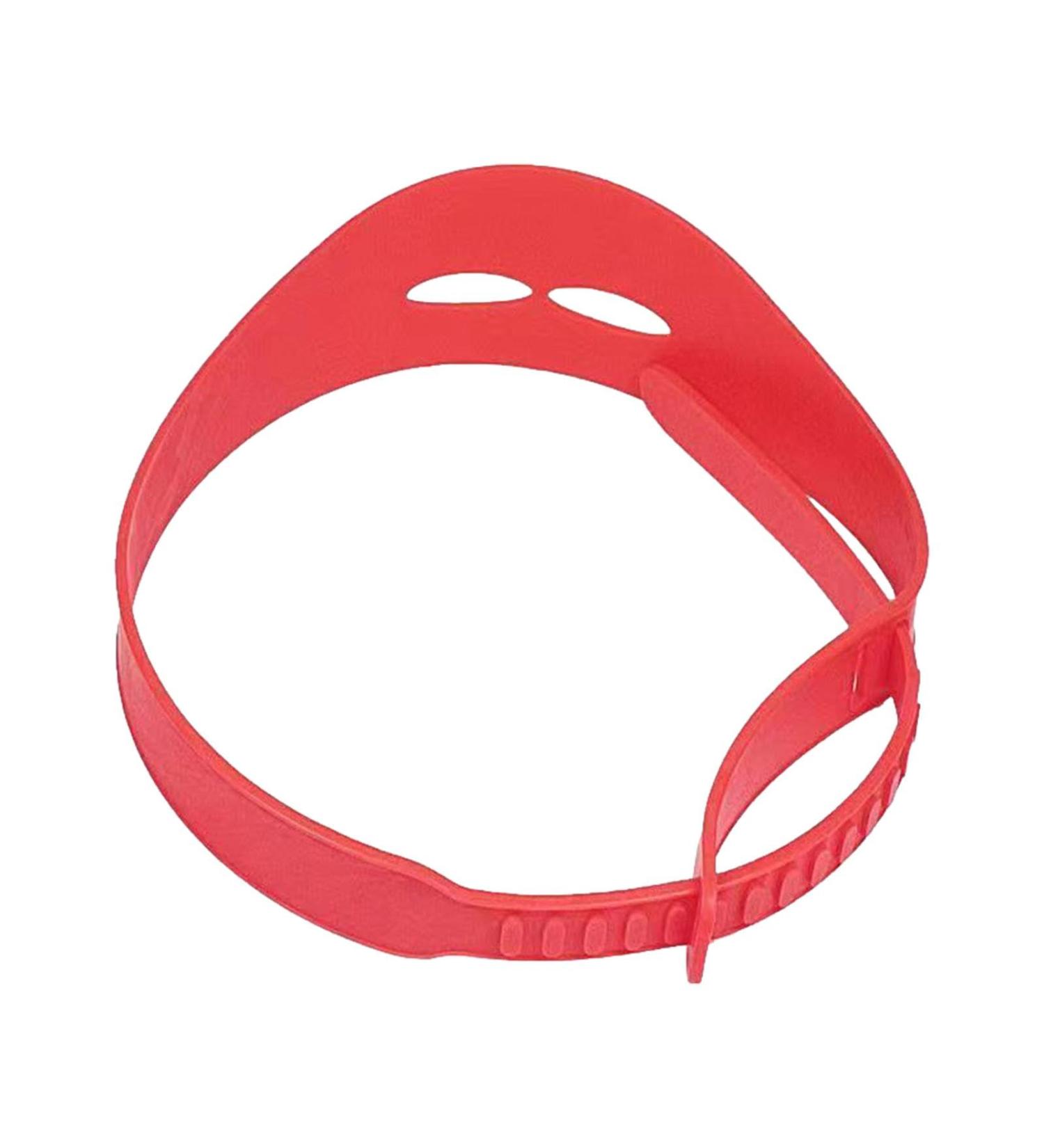 Neckline Shaving Template Hair Trimming Guide Silicone Curved Haircut Band for Haircutting Creating Clean Straight Neck Hairline Fade and Taper Guide for Hair Clippers Red - Buy Online on GoSupps.com
