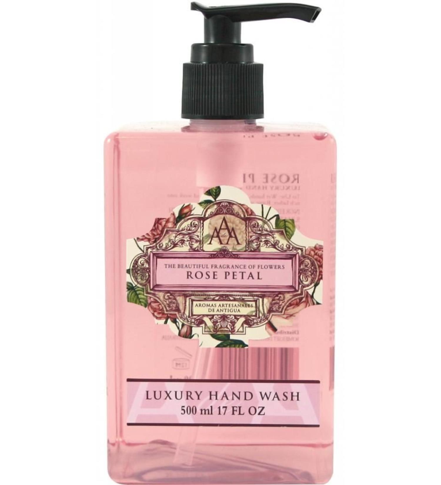 AAA Floral Rose Petal Hand Wash 500ml by Aromas Artisanales de Antigua - Buy Online on GoSupps.com