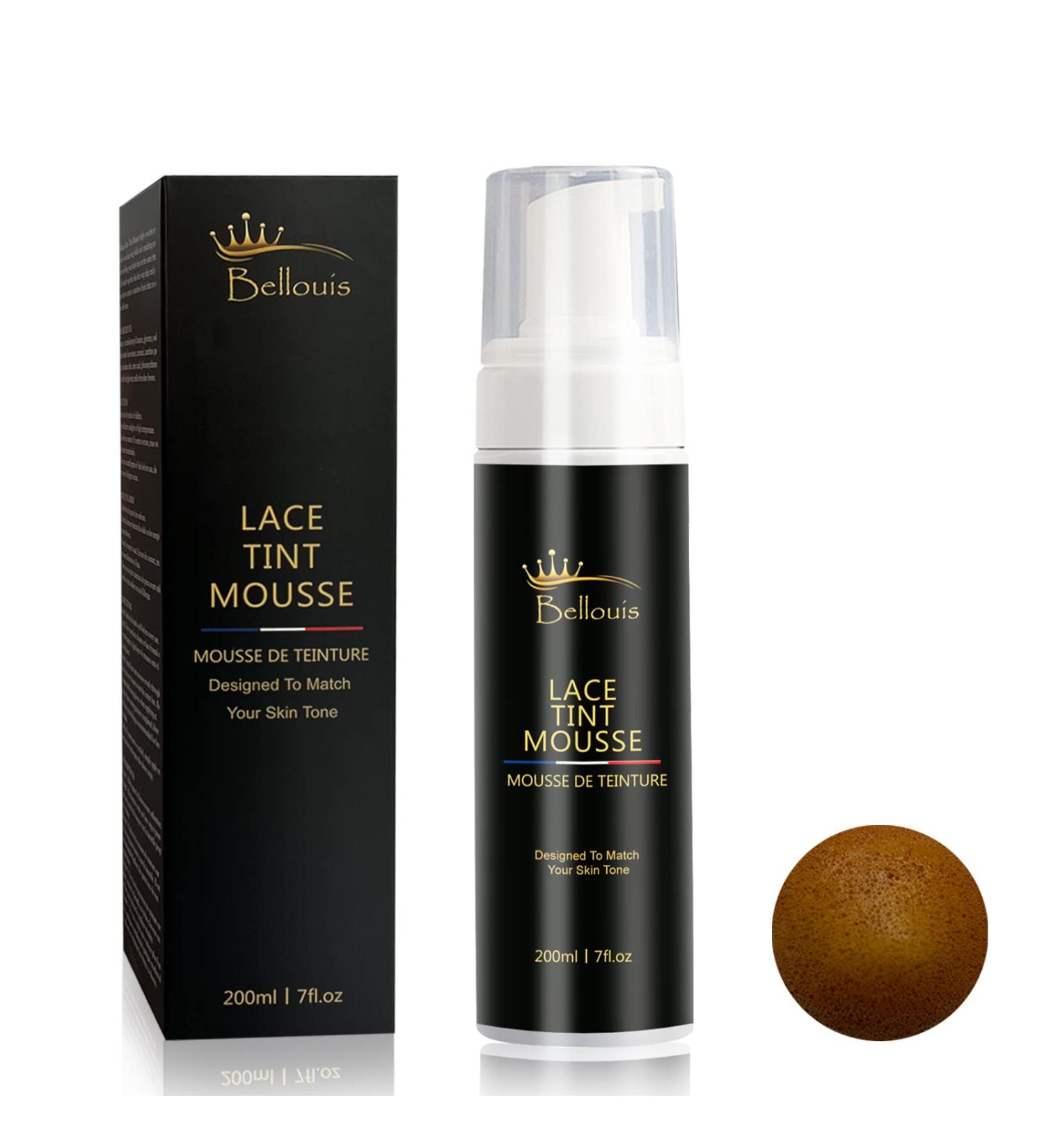 Lace Tint Mousse | Melting Hair Mousse & Tinting Foam | Light Brown 200ml/7fl.oz Perfect for Wigs - Buy Online on GoSupps.com