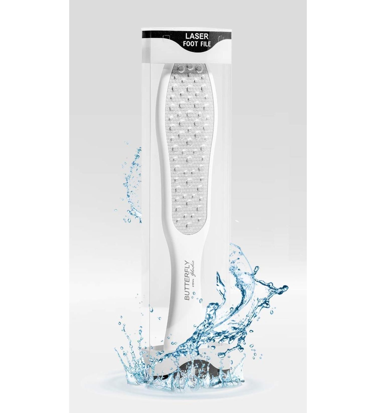 Premium LASER Callus Rasp from South Korea - Original White Foot File for Smooth Feet | International Shipping Available - Buy Online on GoSupps.com