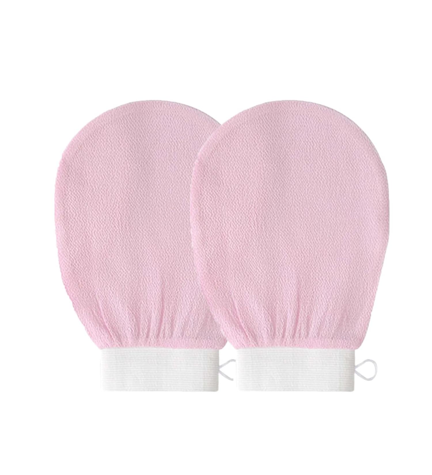 Cheekyglo Exfoliating Glove Cheeky Glow Exfoliating Glove Body Scrub Gloves for Exfoliating Shower Super Soft Exfoliating Bath Sponge Gloves Pink - Buy Online on GoSupps.com