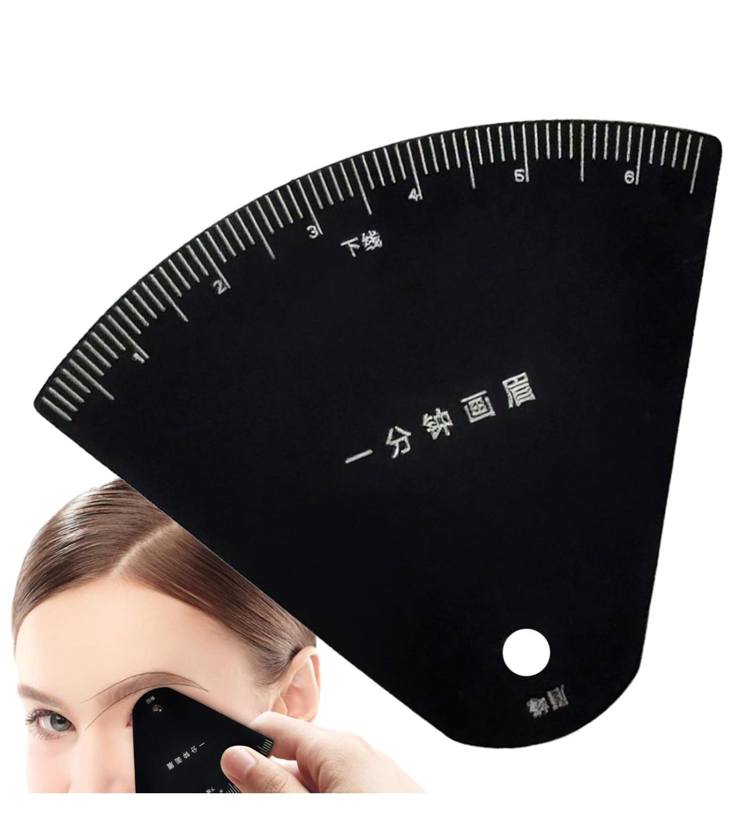 R gle de Mesure Sourcils Gabarit de Maquillage pour Sourcils | Guide de Modelage et Mesure Precis - Stencil de Maquillage pour D butantes a Domicile - Buy Online on GoSupps.com