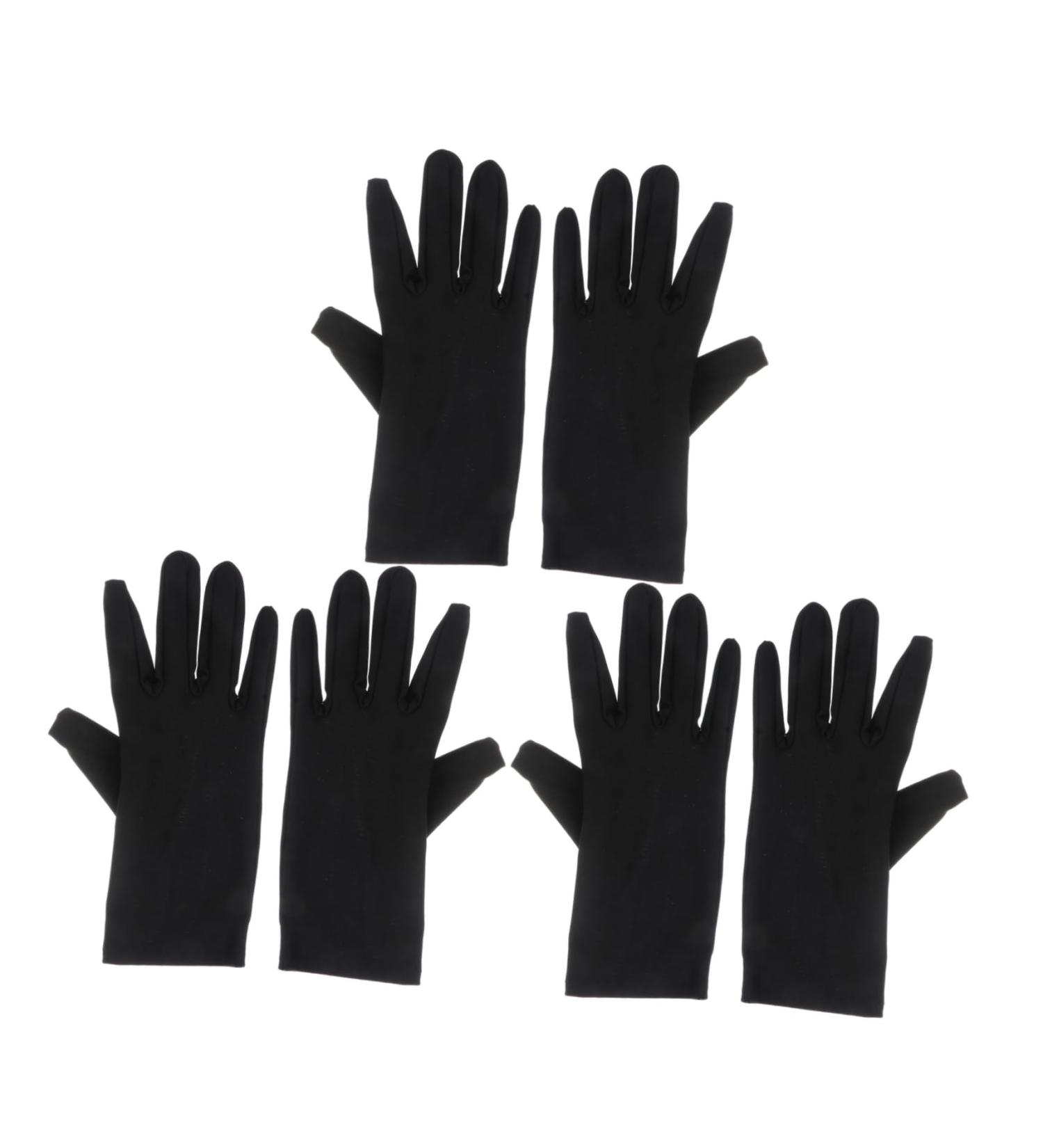 Ipetboom 3 Pairs Protective Household Gloves Stretchable Gloves Formal Costume Gloves Oven Mittens Work Gloves for Women Dry Oven Gloves Elastic Etiquette Gloves Miss White Gloves Barbecue 21x8.5cm - Buy Online on GoSupps.com