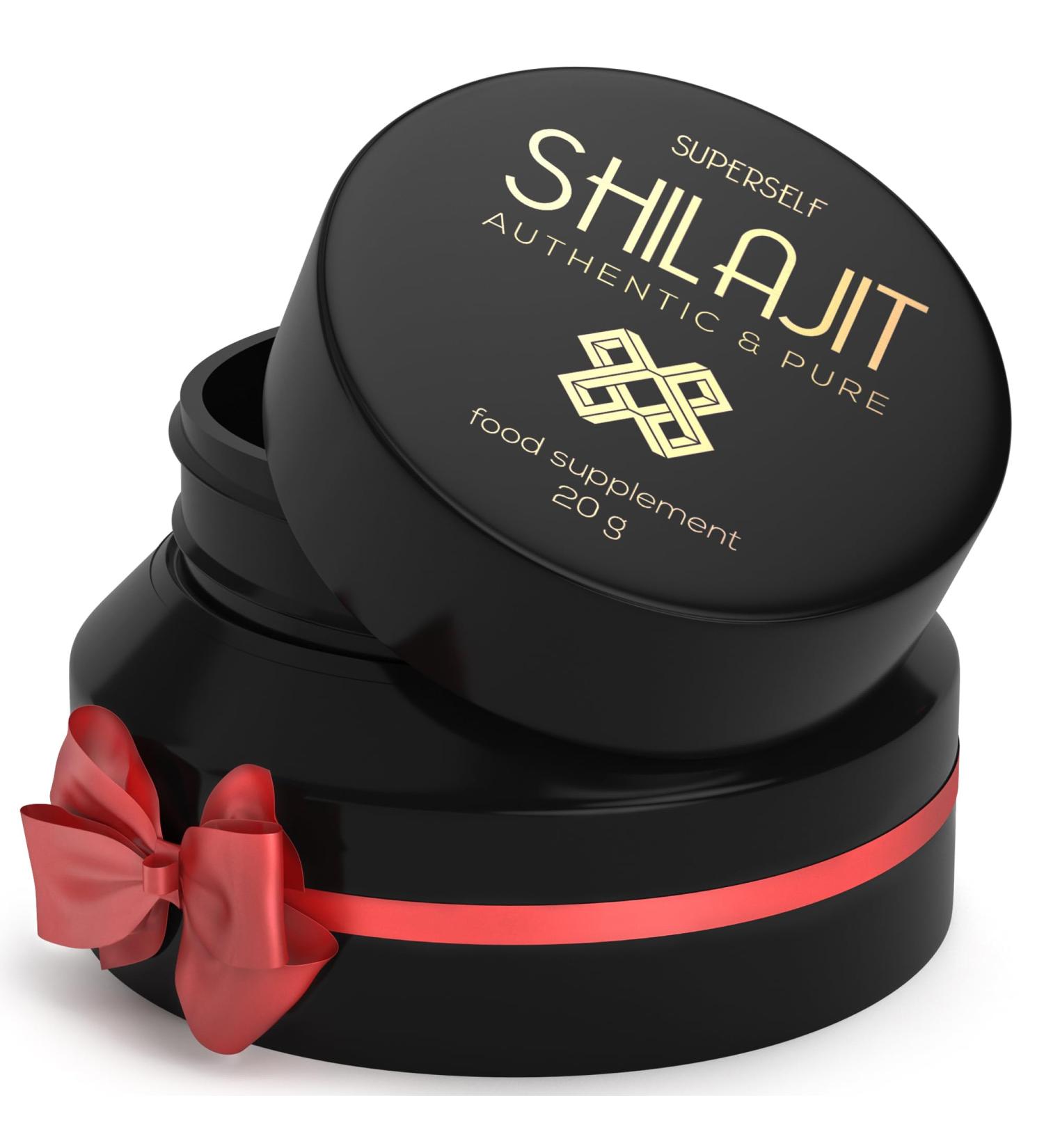 Supreme Grade Pure Shilajit Resin - Raw & Authentic - High Potency Energy Boost for Men & Women - Rich in Fulvic Acid | 80 Servings - Buy Online on GoSupps.com