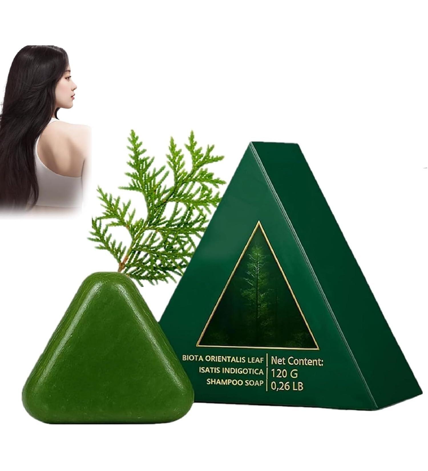 Shampoing au savon vert shampoing solide l'herbe d'Usman shampoing solide naturel l'eau de riz gluant pour la croissance et la force des cheveux 1PC - Buy Online on GoSupps.com
