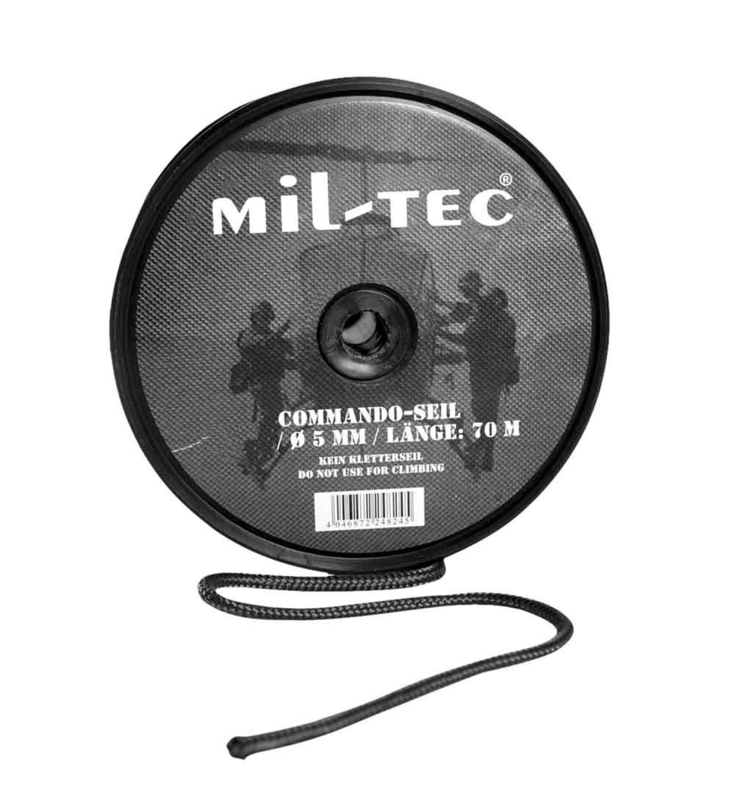 Mil-Tech Unisex Adult Commando Rope-15942002-005 Commando Rope Black One Size Black One Size