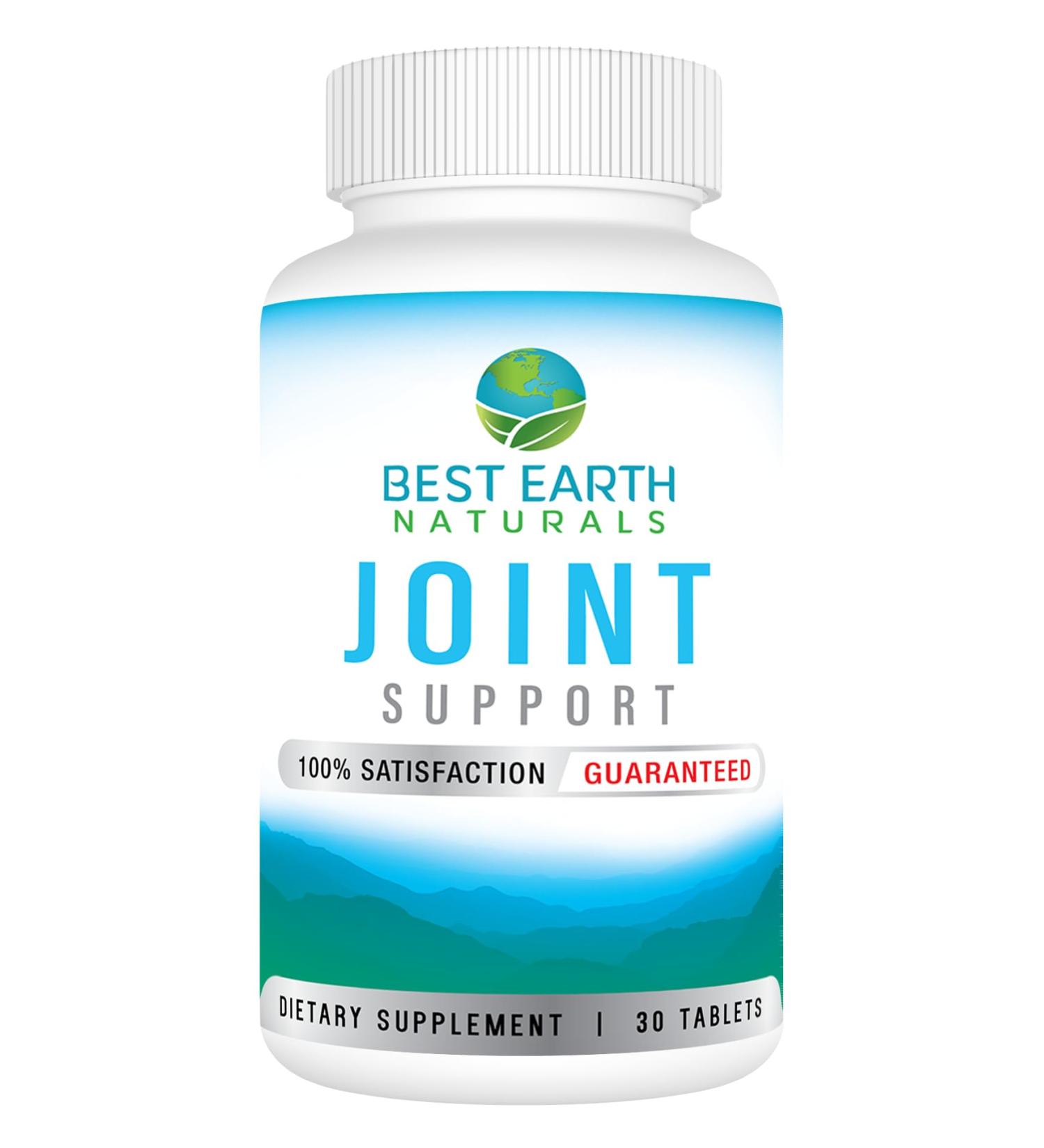 Best Earth Naturals Joint Support- Glucosamine Chondroitin MSM & Special Vitamins & Nutrients for Back Hip & Joint Support - Joint Supplement for Joints Muscle & Flexibility 30 Day Supply - Buy Online on GoSupps.com