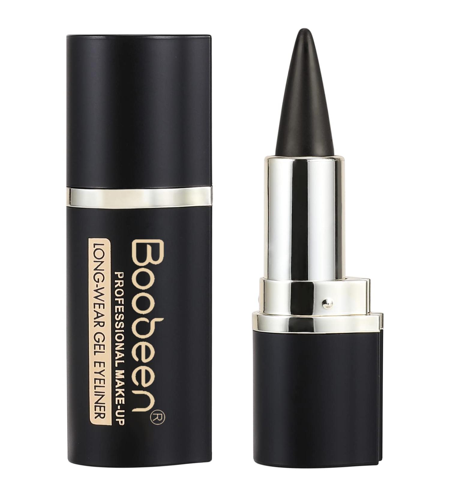 Boobeen Black Eyeliner Pencil - Waterproof Gel Formula for All Day Statement Eye Look - Buy Online on GoSupps.com