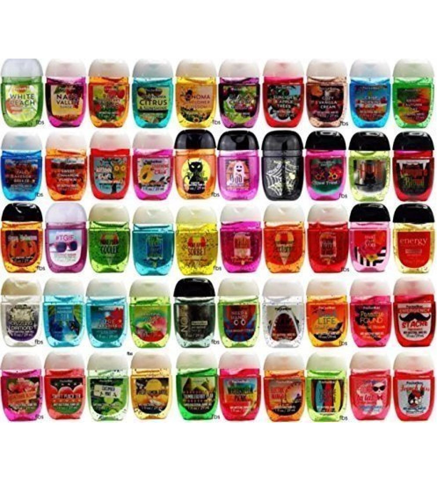 Bath & Body Works Pocketbac Set - 20 Anti-Bacterial Hand Gels with Holders | Scent May Vary - 20 Count Pack - Buy Online on GoSupps.com