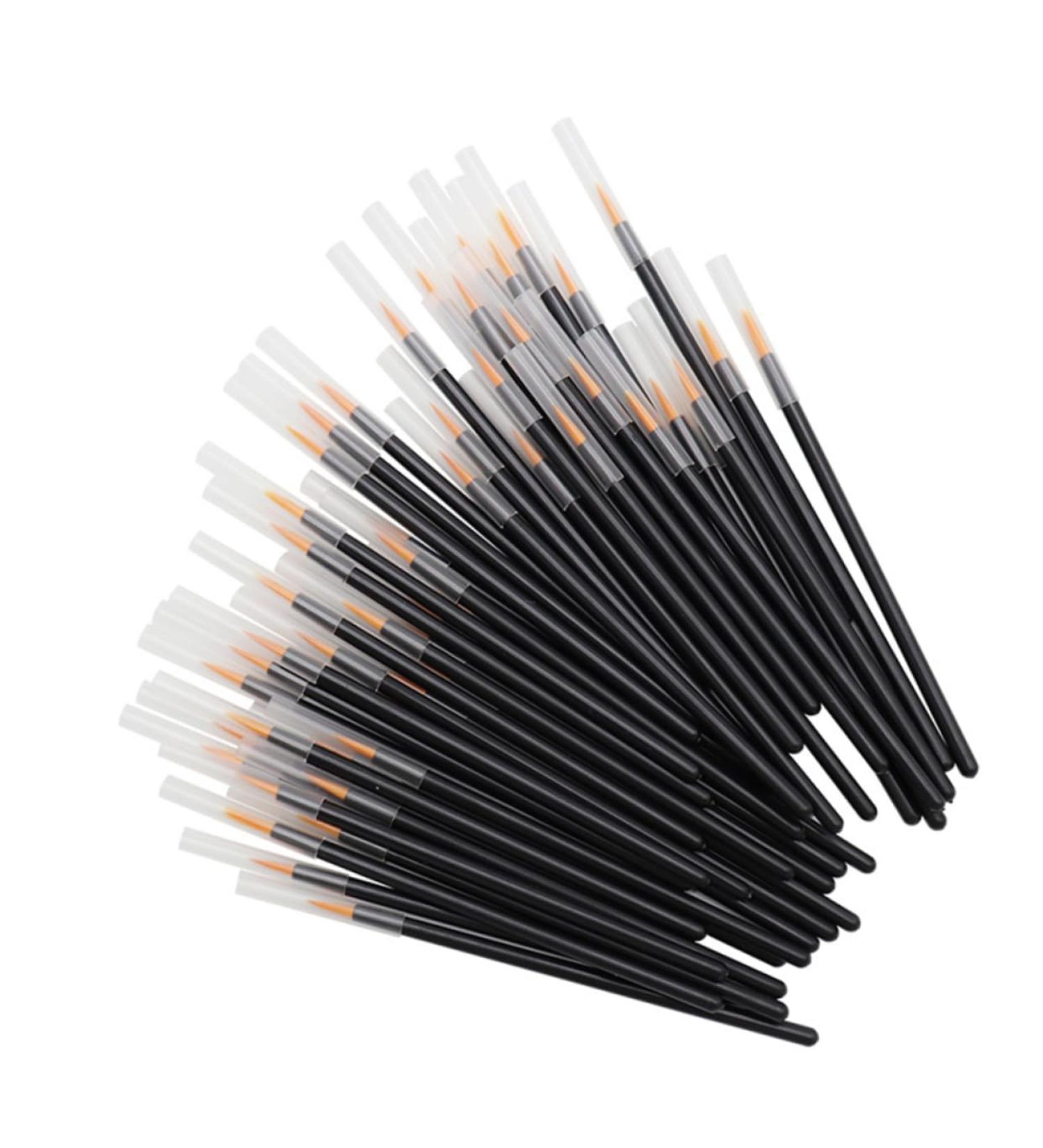 FOMIYES 50pcs Disposable Eyeliner Brush Gel Eyeliner Brush Eyelash Brush Makeup Tools Miss Make up - Buy Online on GoSupps.com