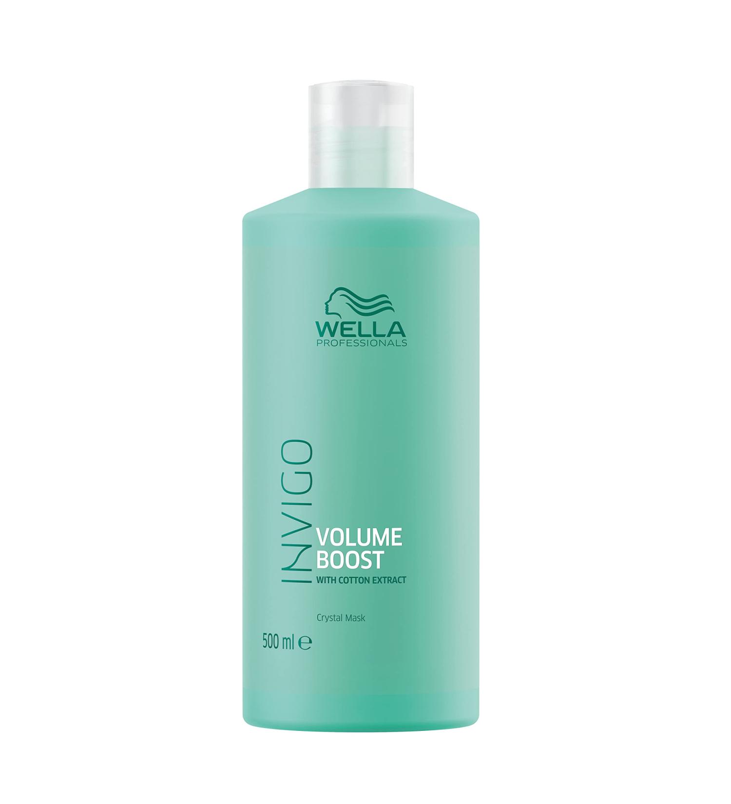 Wella Professionals Invigo Volume Boost Crystal Mask 500ml - Luxurious Hair Treatment for Volume & Shine | International Shipping Available - Buy Online on GoSupps.com