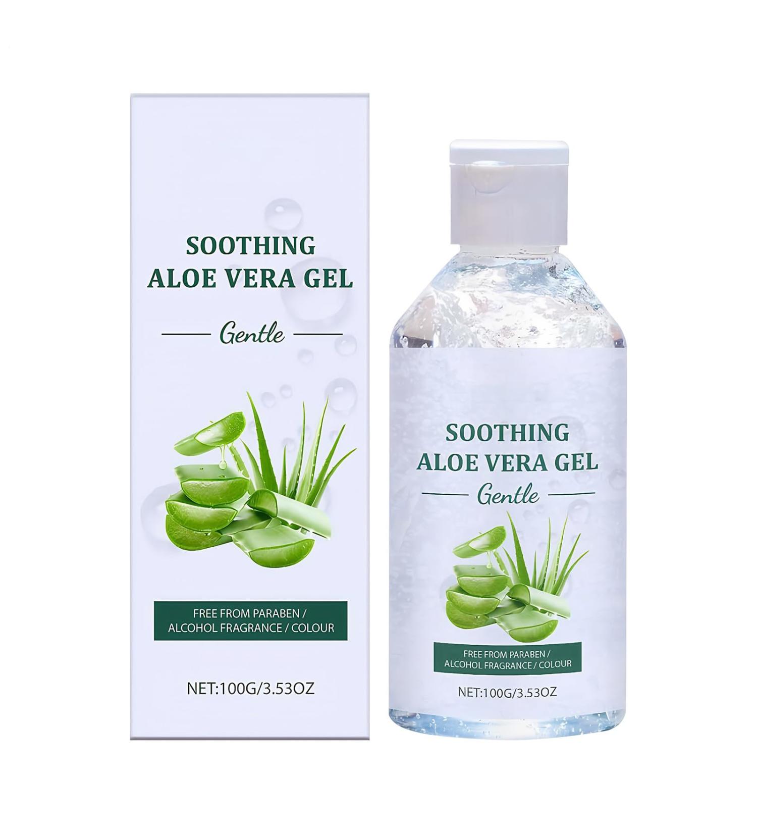  Palaufr Moisturizing gel 100g soothing and nourishing moisturizing cream body gel for women's skin care for travel in case of sunburn and skin irritations - Buy Online on GoSupps.com