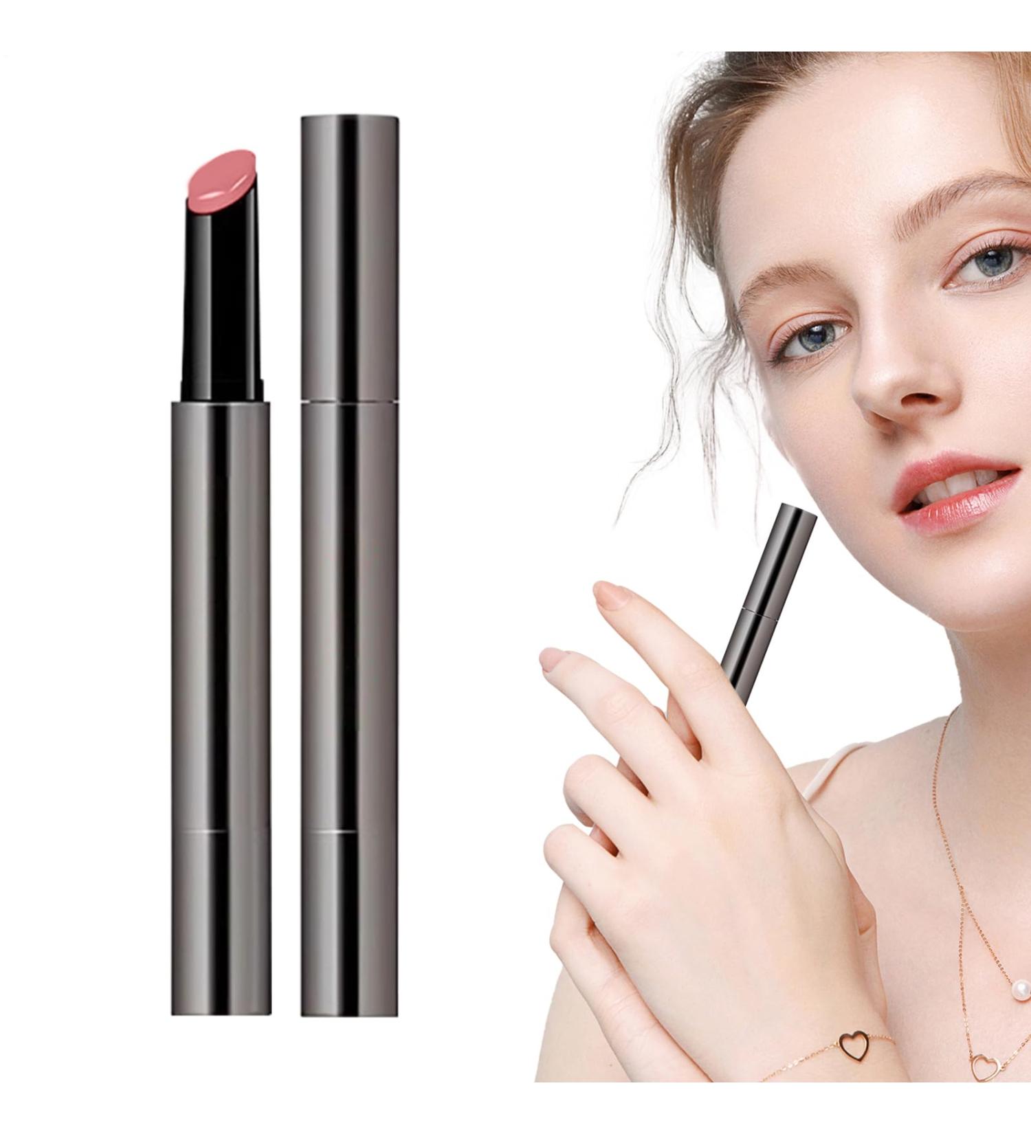 Gelatin Lipstick - Natural Effect Moisturizing Transparent Moisturizing | Tint Durable Shine Bright Lip Cosmetics Comfortable Colorful Makeup for Women and Gift - Buy Online on GoSupps.com