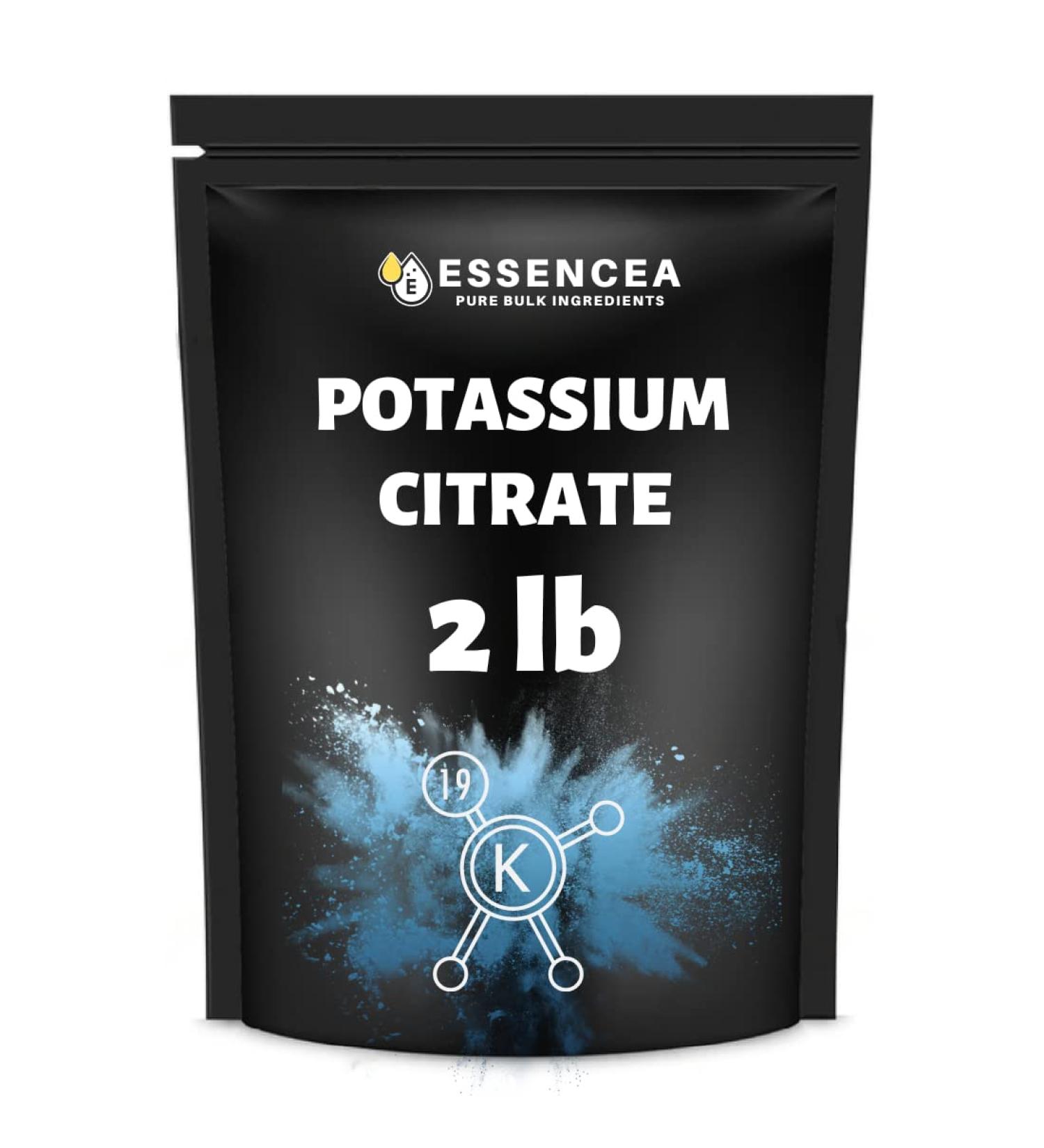 Potassium Citrate Powder 2LB by Essencea Pure Bulk Ingredients | 100% Potassium Citrate | Premium Quality Supplement (32 Ounces) Packaging May Vary  - Buy Online on GoSupps.com