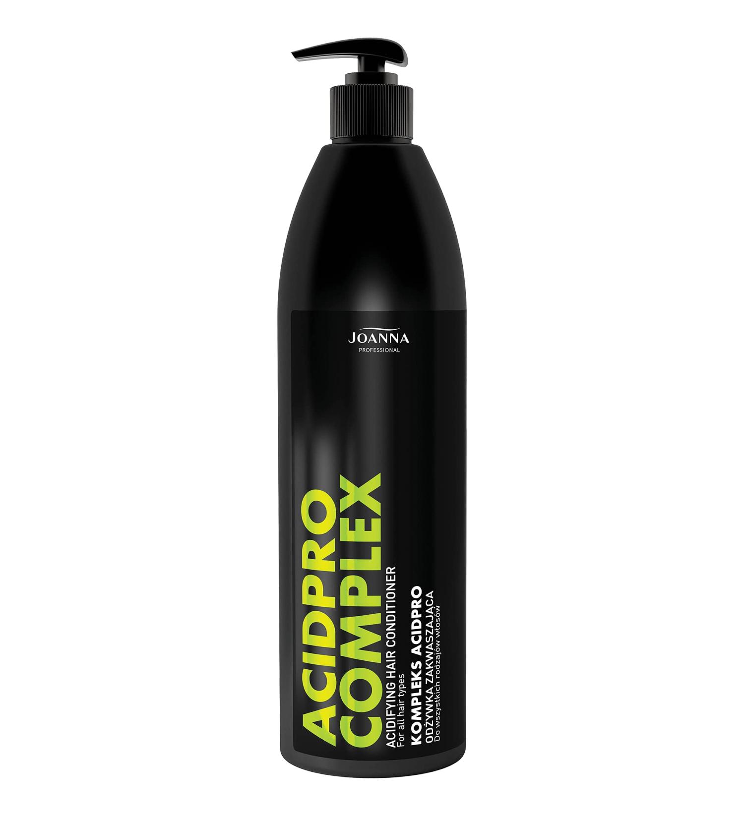 Joanna Professional Acidpro Complex Conditioner - PH-Balancing Color Stabilizing Strengthens Hair for Styling - 1000g - Buy Online on GoSupps.com