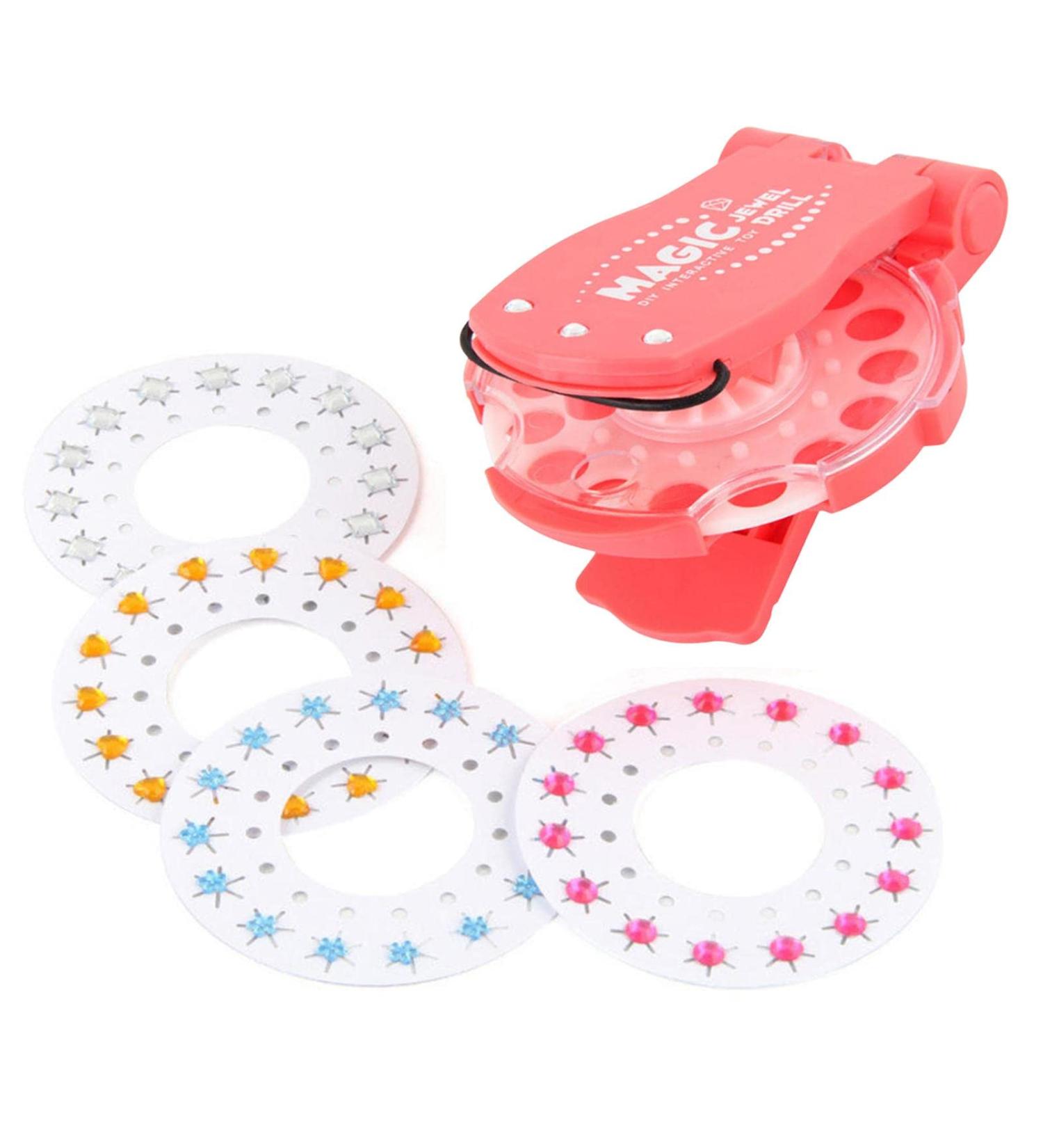 Shop Bling Glam Styling Tool - Rhinestone Hair Bling for Girls | 300 Gemstone Stickers - Perfect Gift for Braids & Hairstyles - Buy Online on GoSupps.com