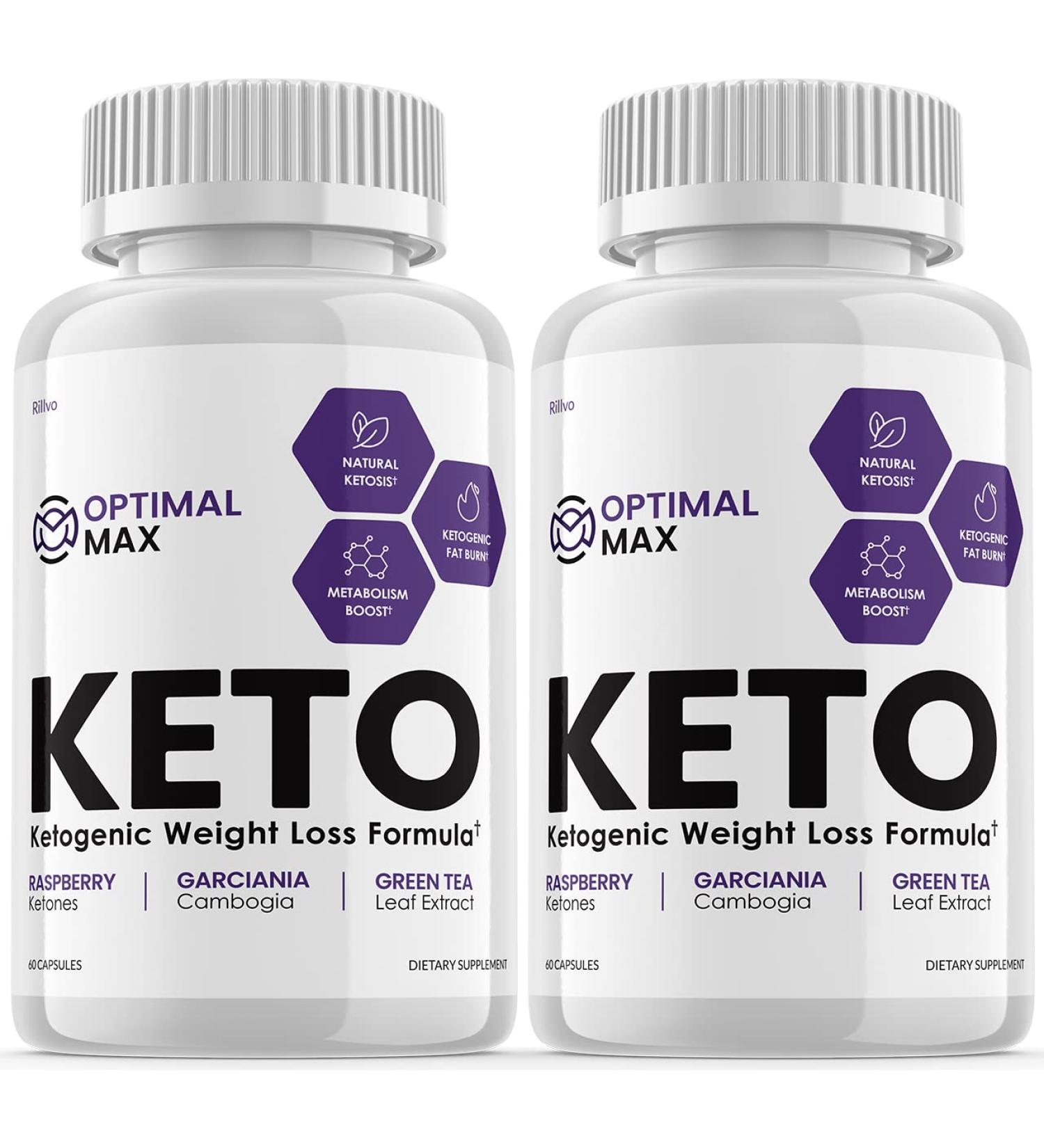 (2 Pack) Optimal Max Keto Pills - Advanced Ketogenic Support - 120 Capsules - Buy Online on GoSupps.com