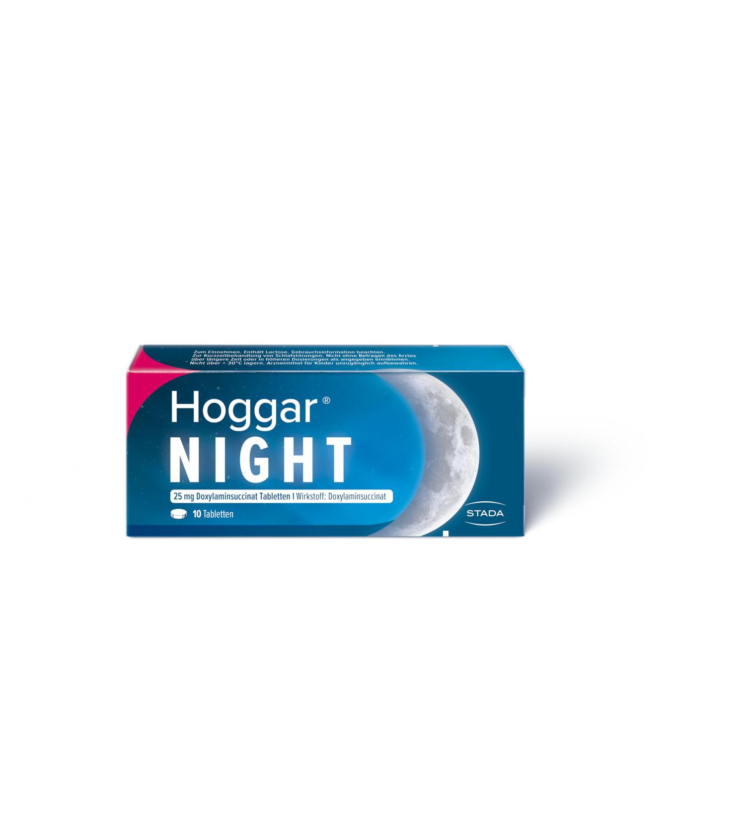 Hoggar Night Sleeping Pills | 10 Tablets for Relaxing Sleep & Acute Sleep Disorders - International Shipping Available - Buy Online on GoSupps.com