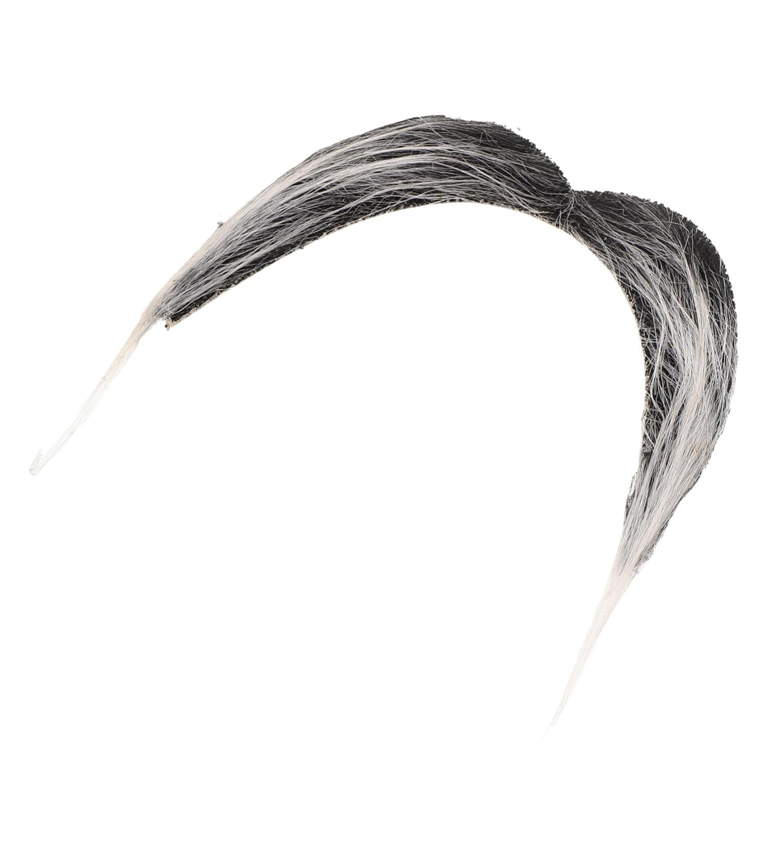 DEARMAMY Realistic Mustache for Cosplay False Facial Hair Fake Cosplay Beard Adhesive Mustaches Fake Beard Grandpa Cosplay Costume Simulated Mustache Realistic Mustache for Party Cloth 12x11cm As Shown - Buy Online on GoSupps.com