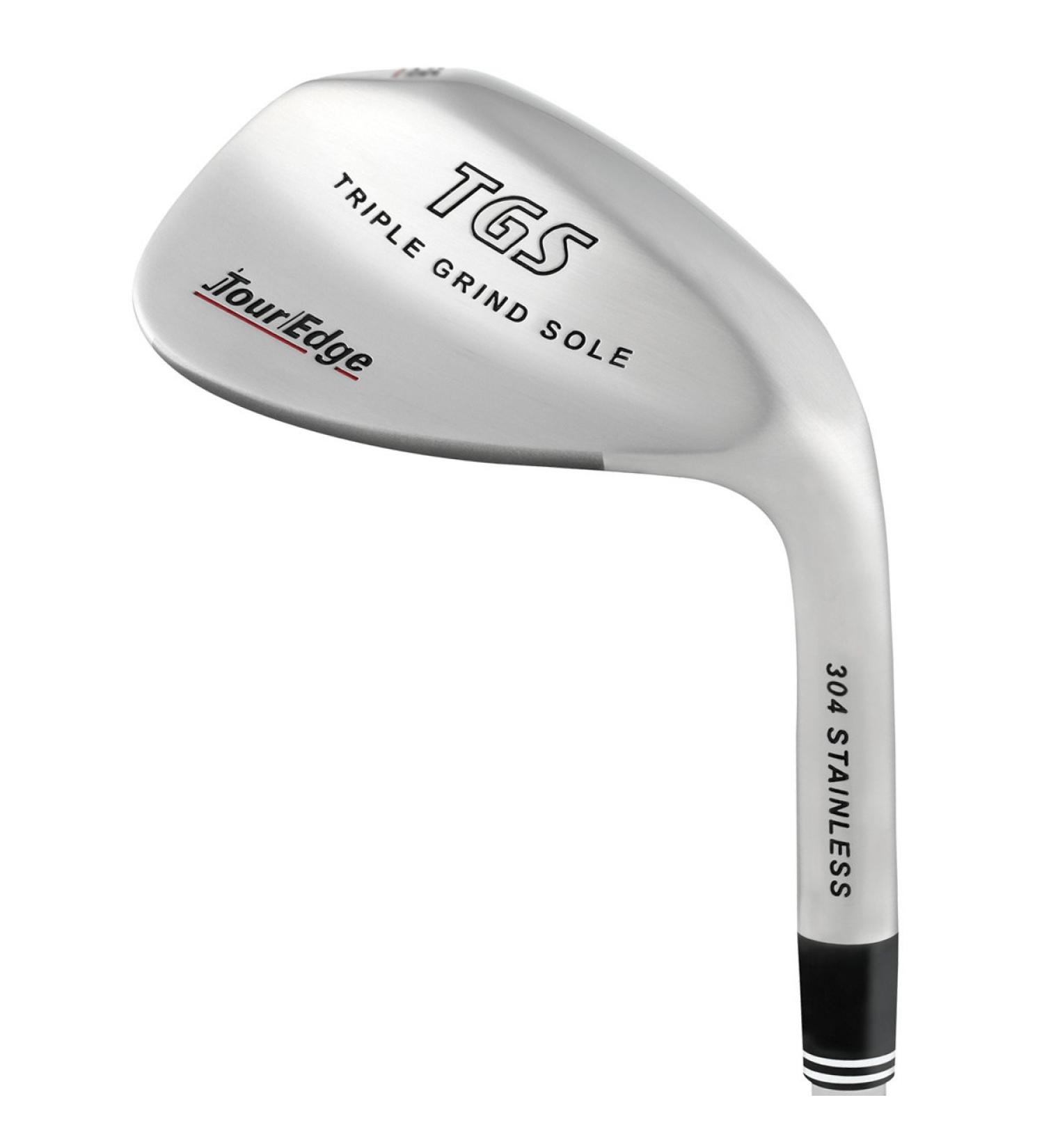 Tour Edge Men's TGS Triple Grind Sole Wedge Right Stainless Steel Uniflex 58 Degrees