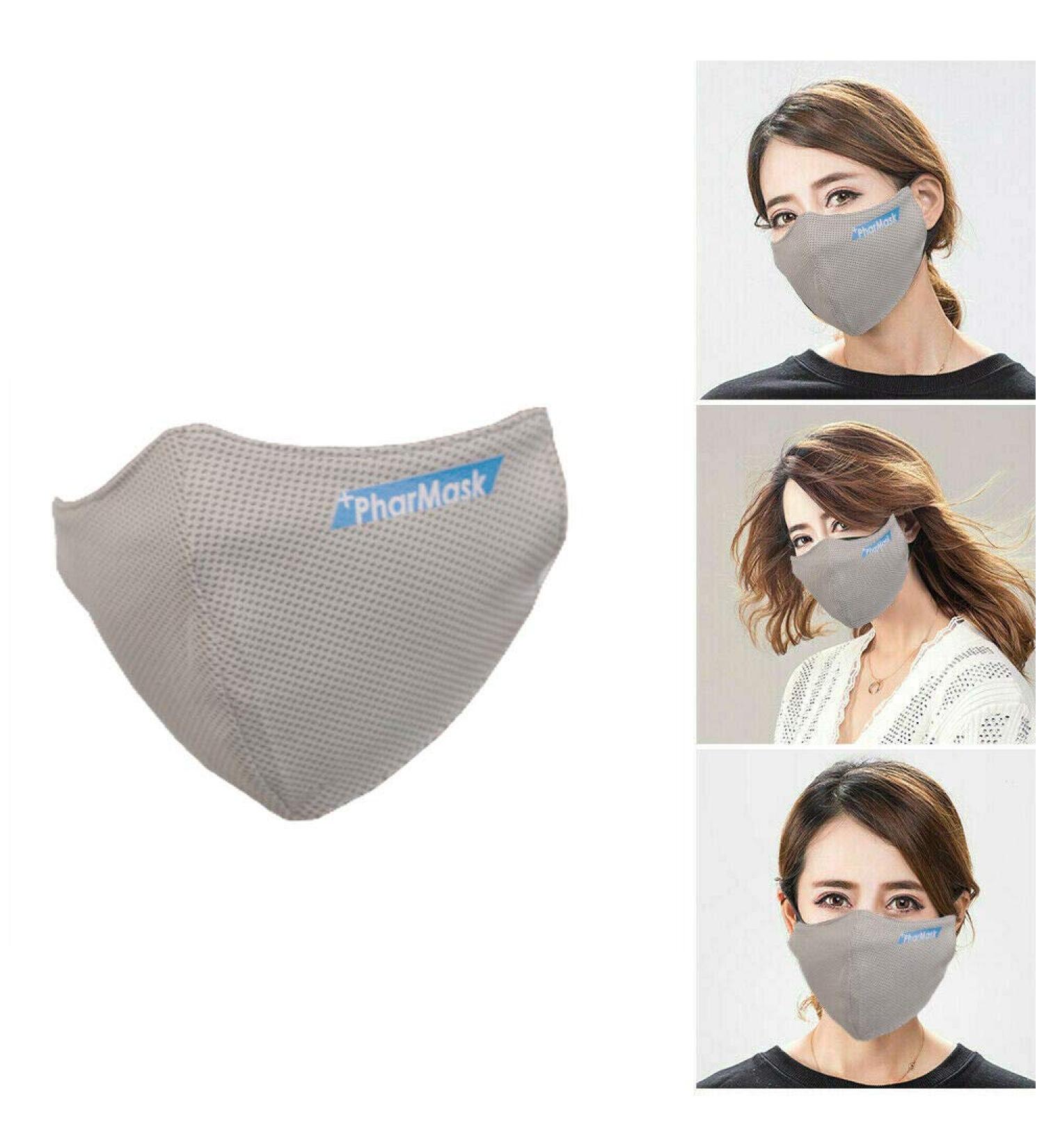 YNR Face Mask Washable Breathable Reusable Adult Mouth Protection Cover Shield Design Country Beige Antibacterial