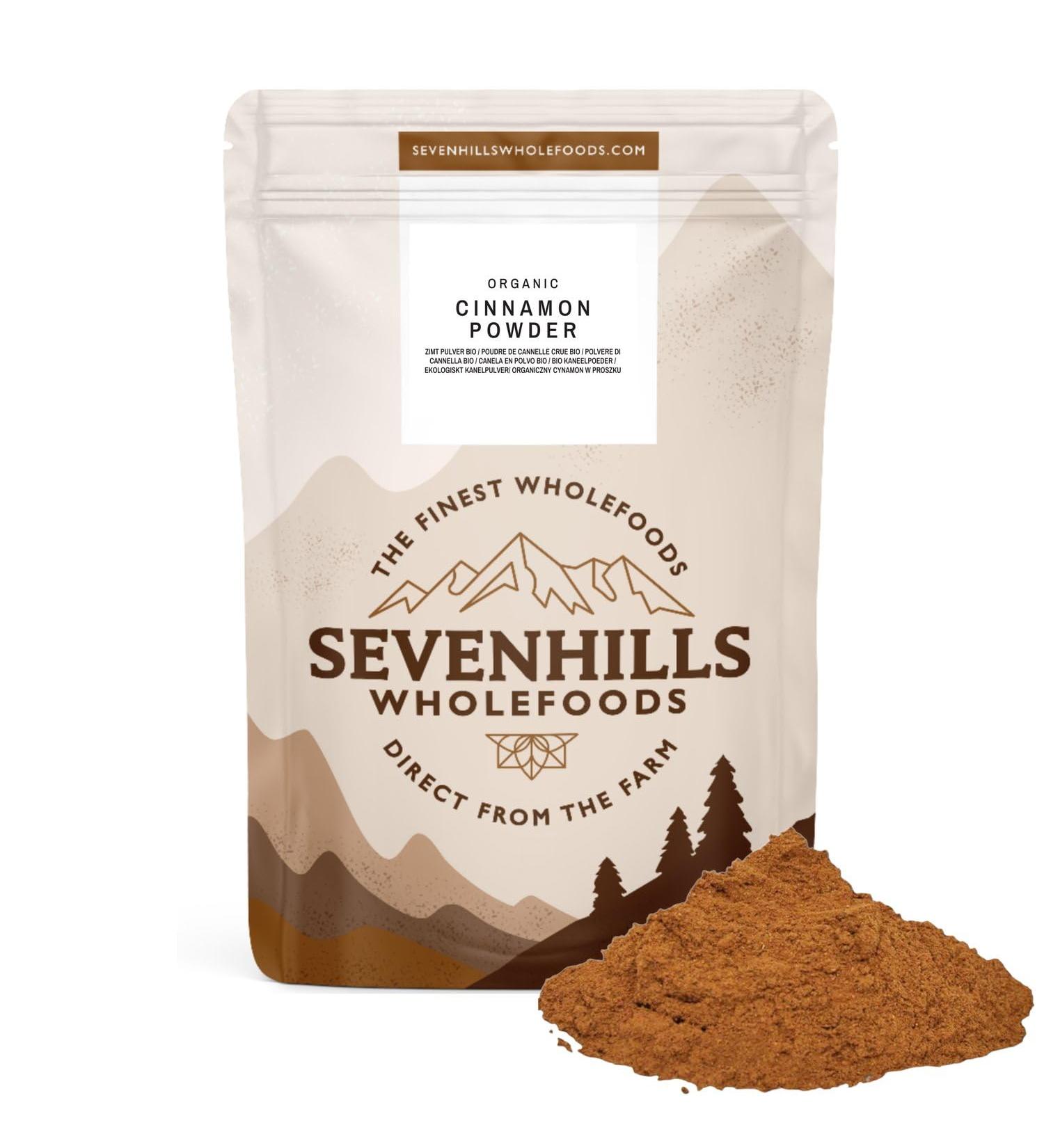 Sevenhills Wholefoods Ceylon Cinnamon Powder (True) Raw Organic 1kg - Buy Online on GoSupps.com