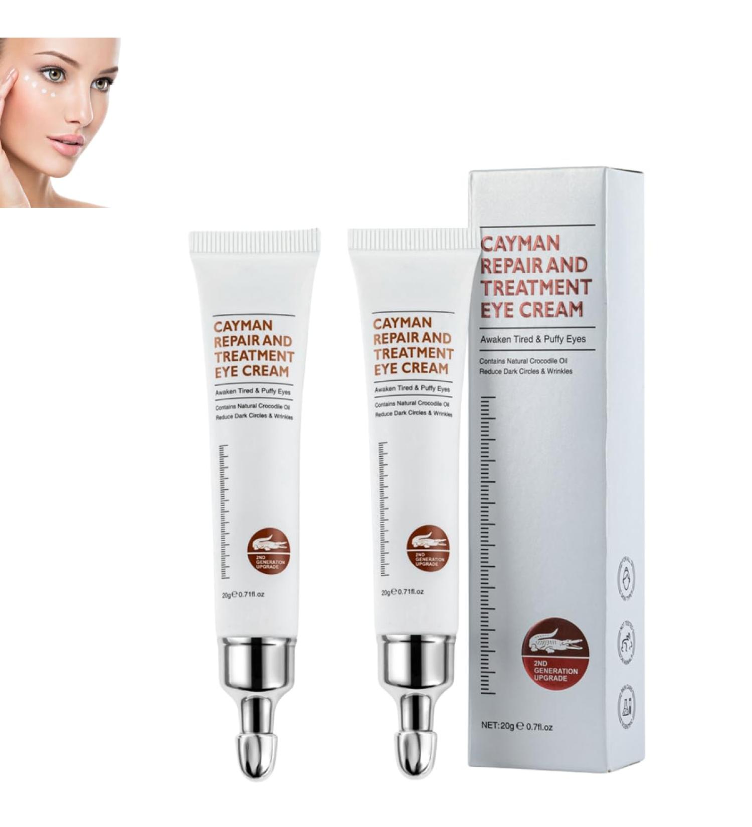 Crocodile Anti-Aging Eye Cream Anti-Wrinkle Eye Cream Moisturizing Repair Eye Cream Contains Natural Crocodile Oil Reduces Under-Eye Bags  - Buy Online on GoSupps.com