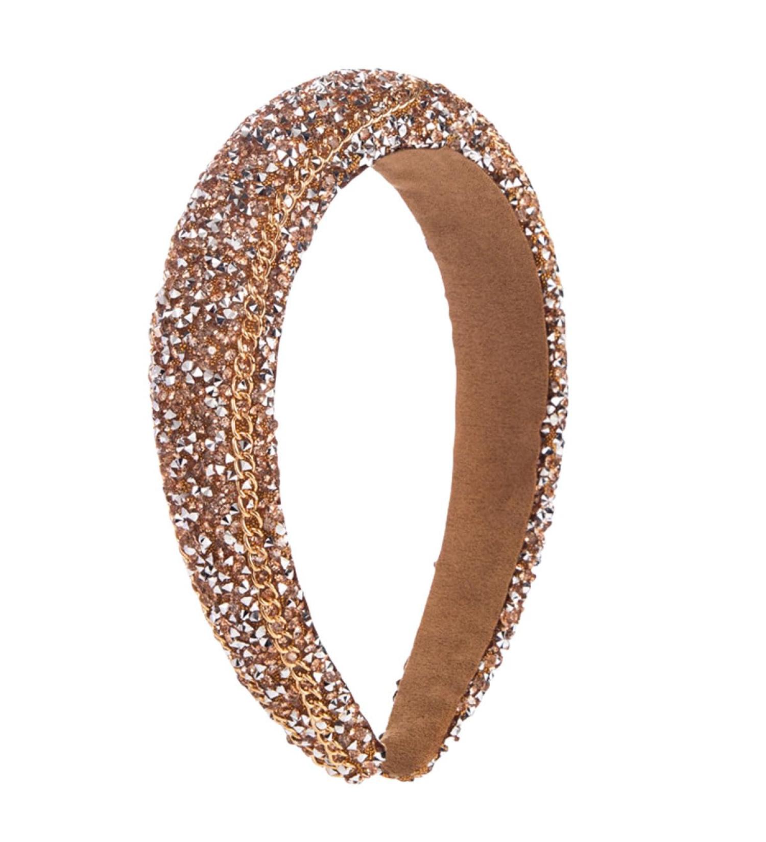 scicent Hair Bands Rhinestone Headbands Bling Non-Slip Wedding Hair Accessories for Women Vintage Crystal Embellished Hairband Glitter Sparkle Thick Padded Hair Hoops - 26910 - Buy Online on GoSupps.com
