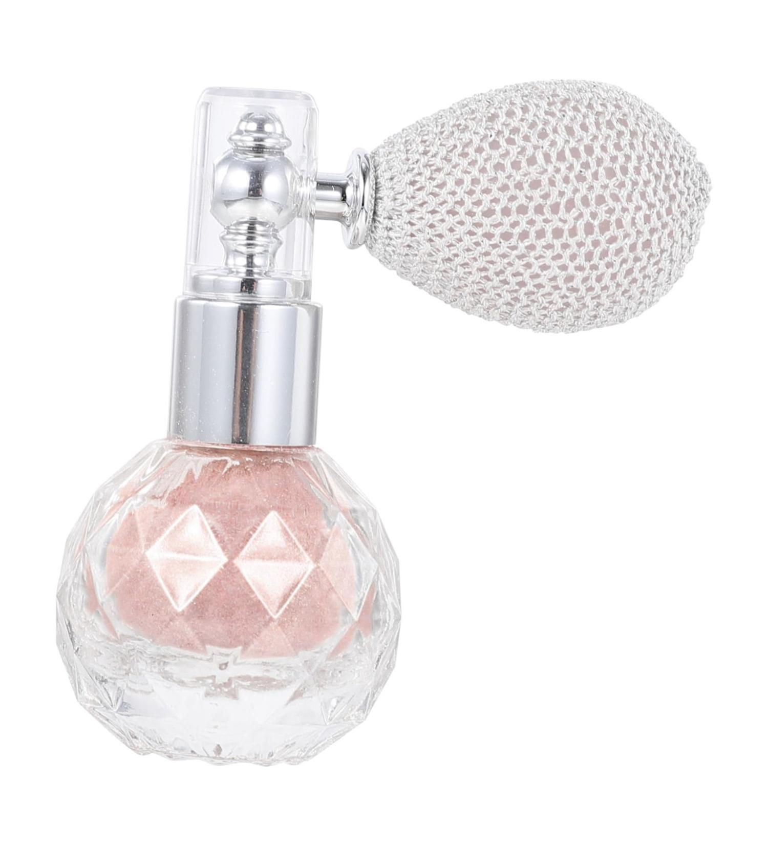 Didiseaon 1pc Body Air Bag Powder Womens Fragrances Body Highlighter Sprayer Sequins Pink Bride Loose Powder Pink medium - Buy Online on GoSupps.com