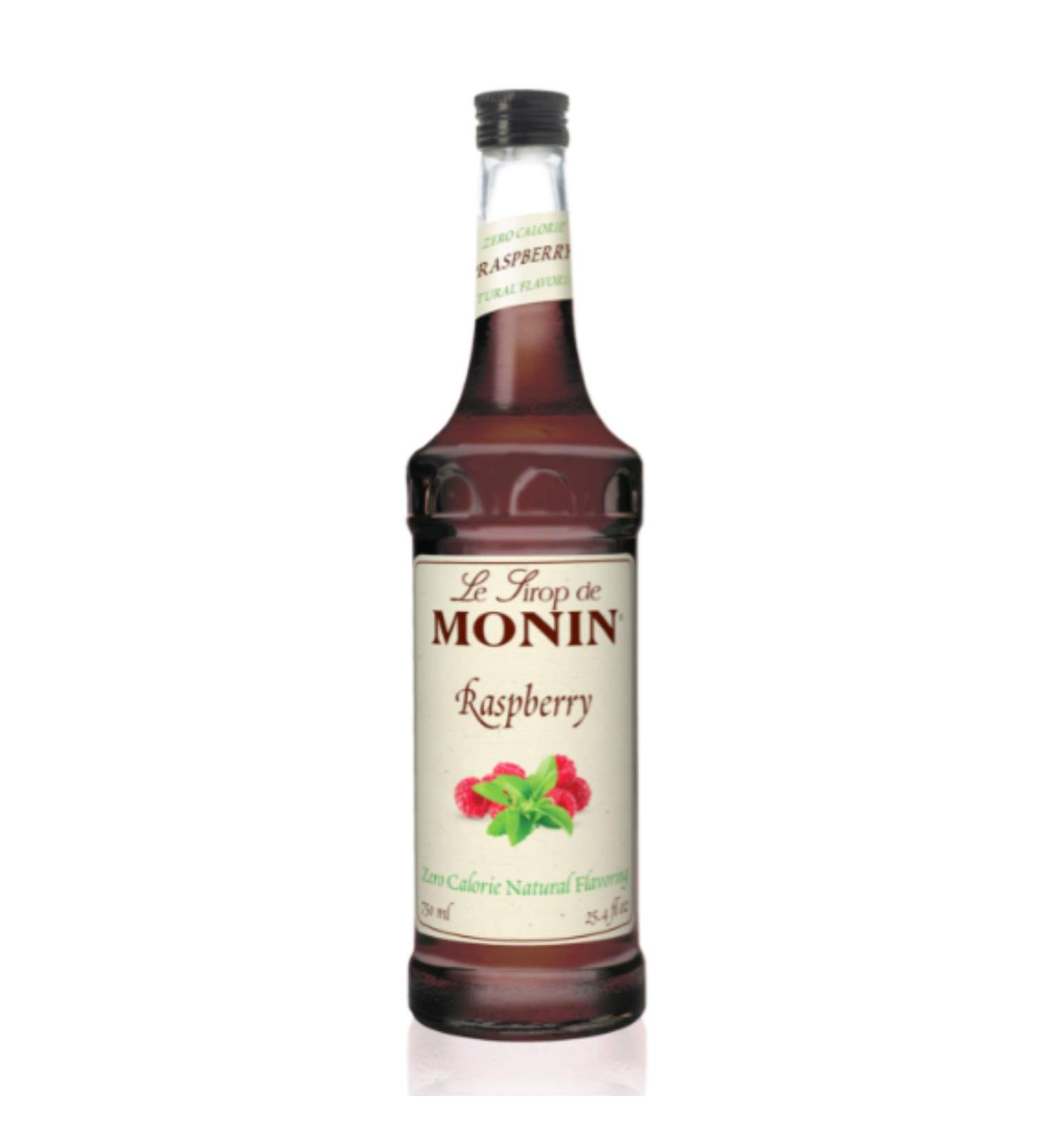 Monin Zero Calorie Natural Raspberry Syrup 1L - Buy Online on GoSupps.com