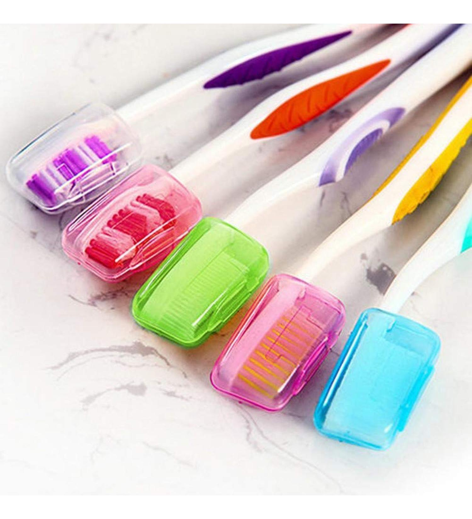 Shop Kowaku WFRAU 5pcs Travel Toothbrush Headgear & Protective Case for Hiking & Camping - Durable & Convenient - Buy Online on GoSupps.com