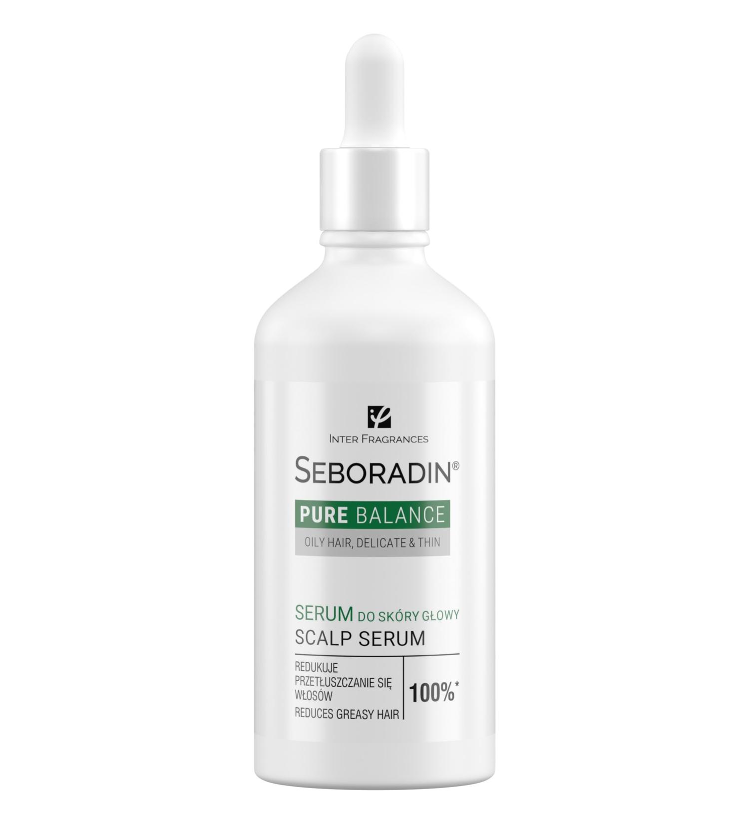 Seboradin Reinforced Hair Serum For Fine Hair Prone To Oiliness Scalp Care Regulation Of Sebum Secretion Aloe Vera Niacinamide Black Radish Extract Pure Ballance 100 ml - Buy Online on GoSupps.com