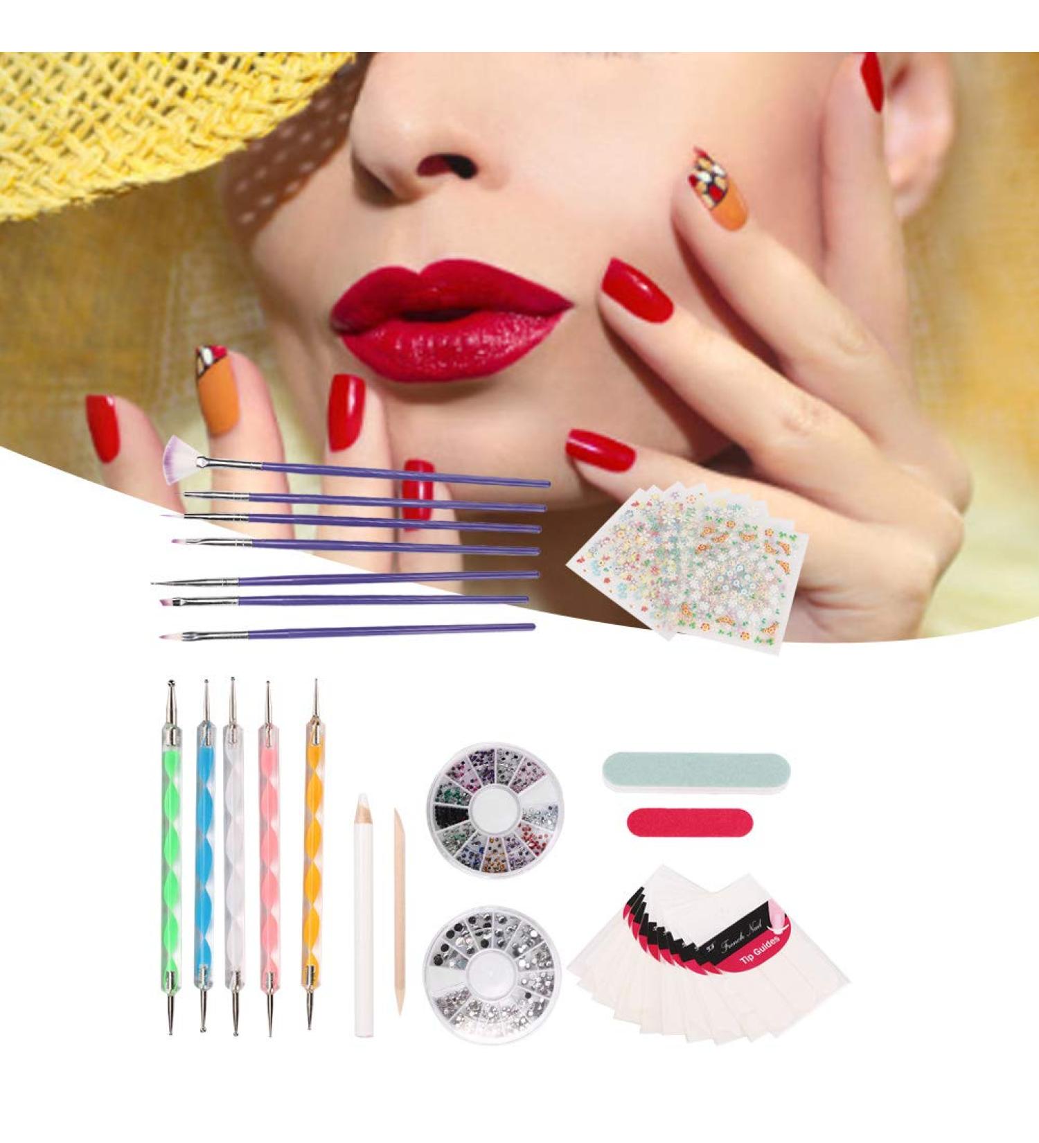 Buy Premium Nail Art Tools & Accessories - Malpinsel Point Files & Diamond Art Pens for Perfect Nail Designs - Buy Online on GoSupps.com